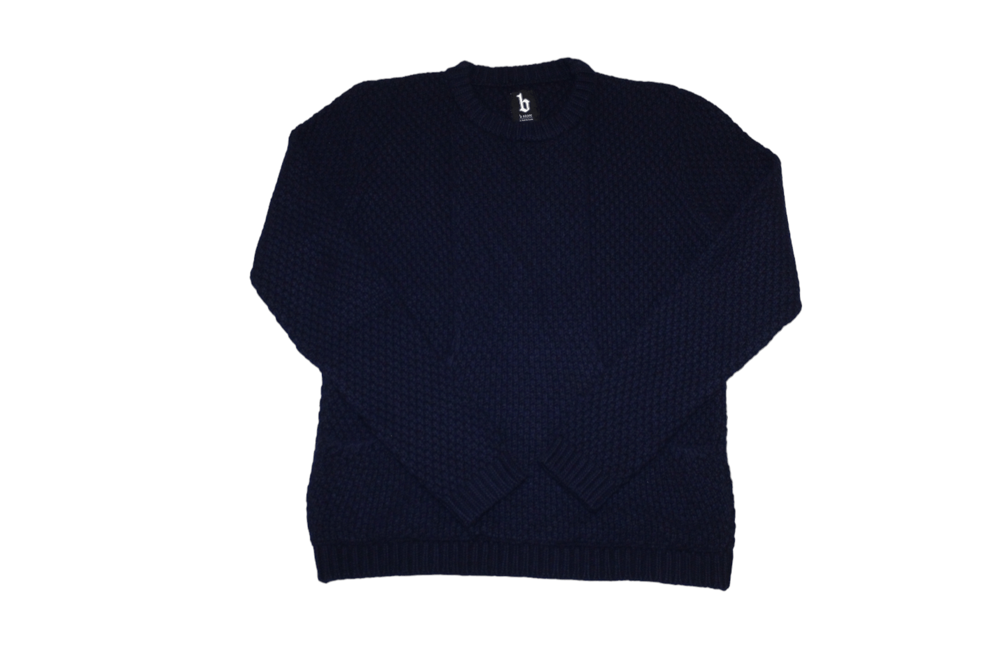Savile Row B-store London Savile Row Wool Blend Cable Knit Crew Sweater Size US S / EU 44-46 / 1 - 1 Thumbnail