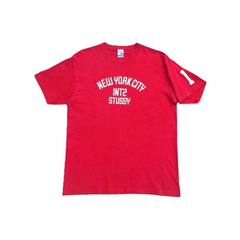 Stussy Vintage 90s Stussy New York City International T-Shirt Size US L / EU 52-54 / 3 - 1 Thumbnail