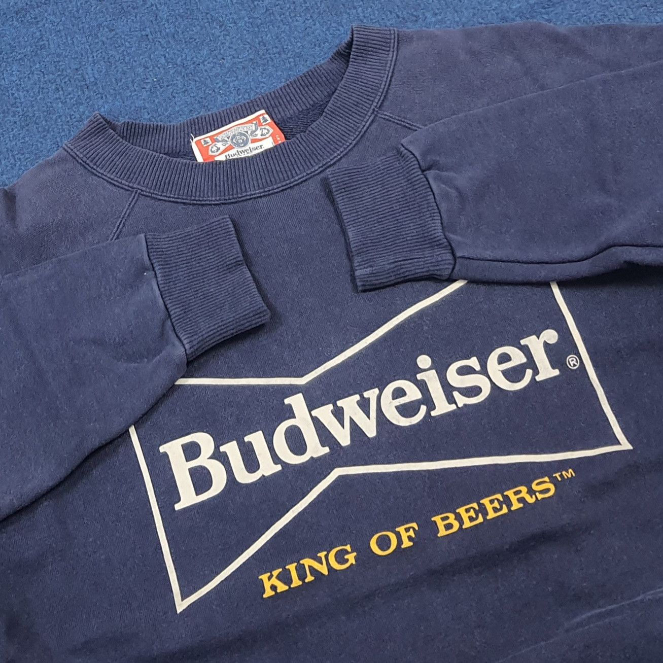 Budweiser Vintage Budweiser King of Beers Sweatshirt C290N29 Size US S / EU 44-46 / 1 - 4 Thumbnail