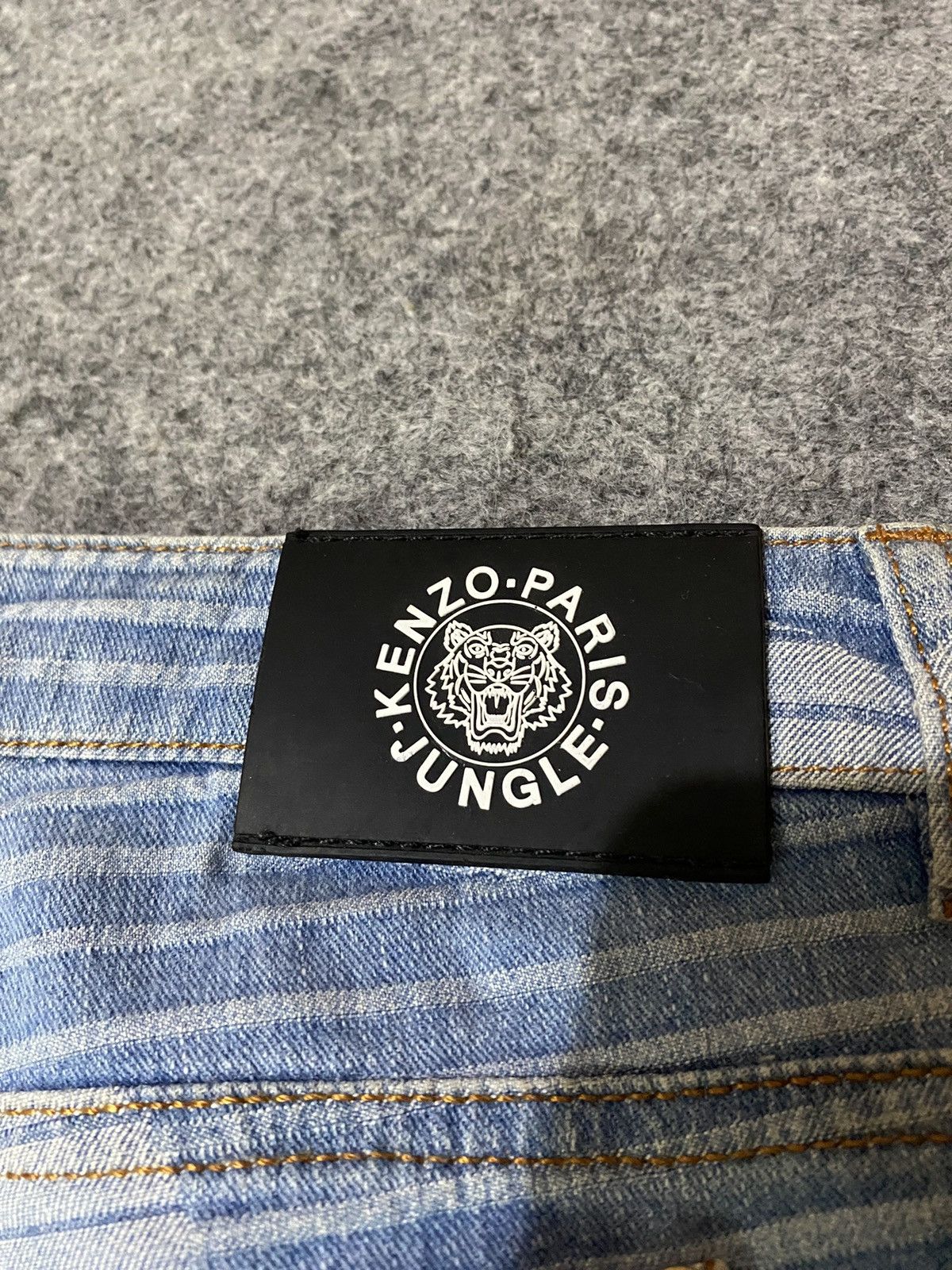 Kenzo Kenzo Paris Jungle Polkadot Denim Pants Size 26" / US 2 / IT 38 - 15 Thumbnail