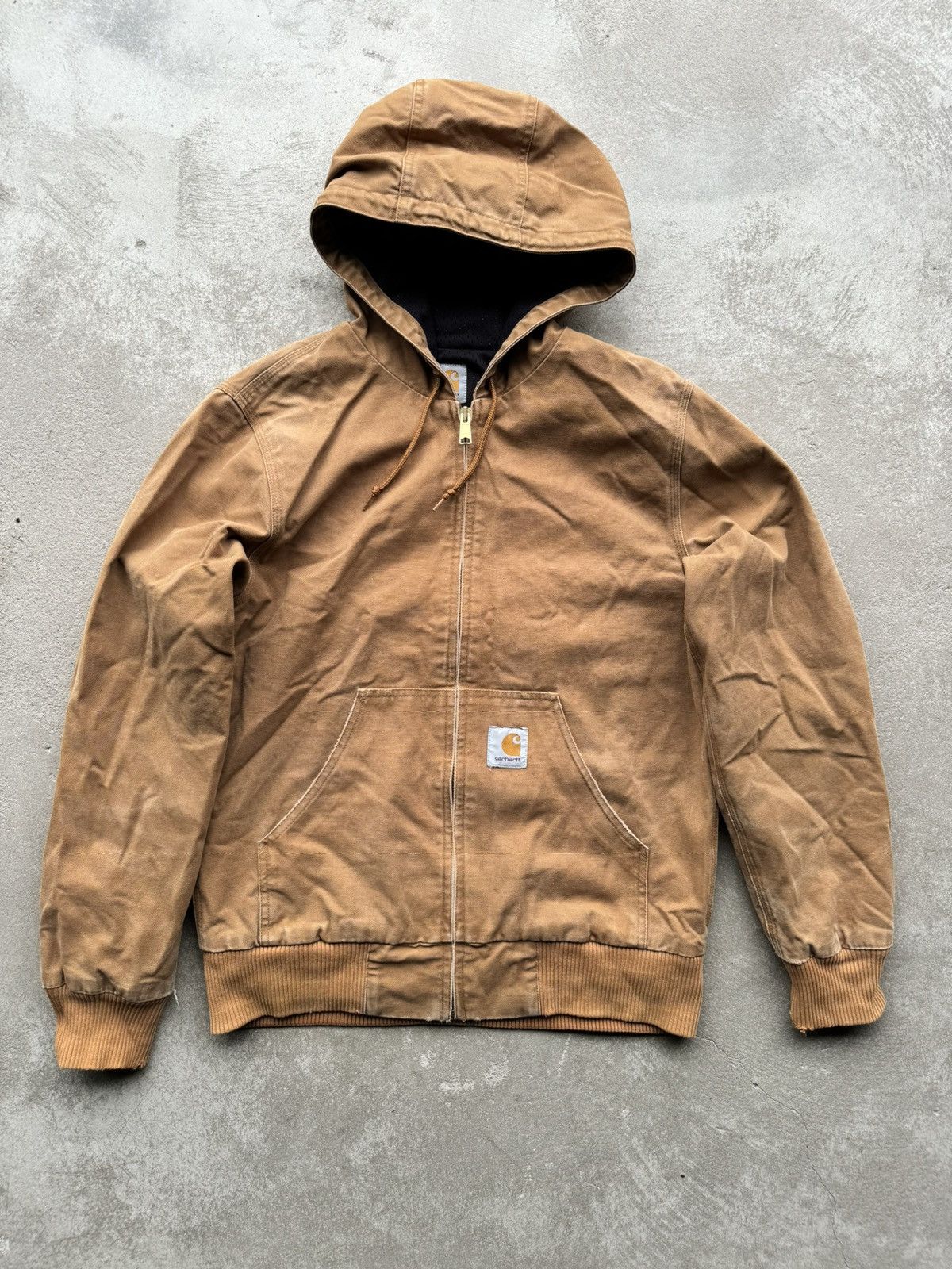 image of Carhartt Active Jacket in Brown, Men's (Size Small)