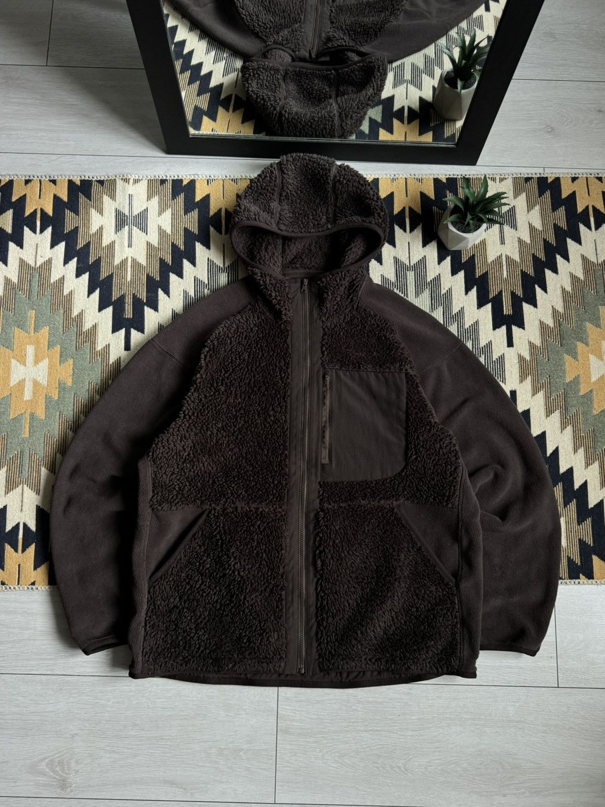 Uniqlo × White Mountaineering Uniqlo X White Mountaineering Zip Fleece Sherpa Size US L / EU 52-54 / 3 - 1 Thumbnail
