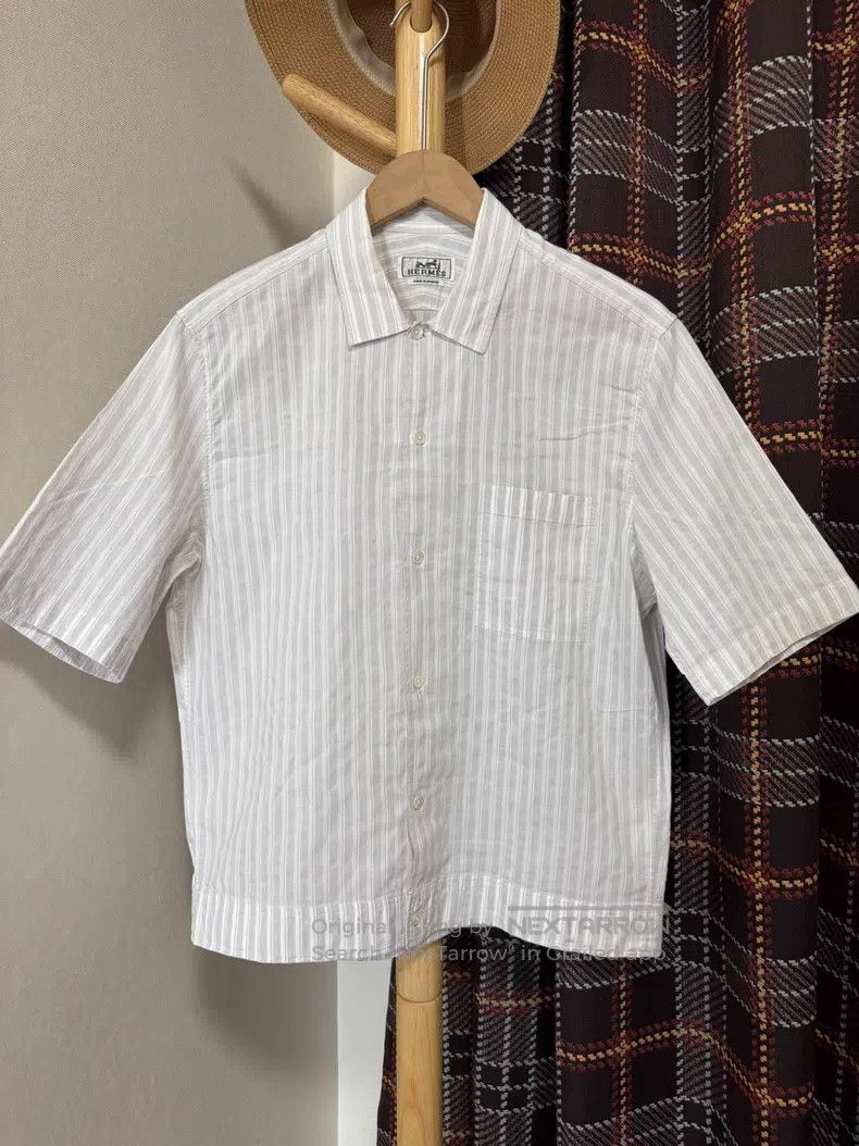 Hermes Hermes size 40 Linen blend jacket shirt with 0% linen and 8 Size US XXS / EU 40 - 1 Thumbnail