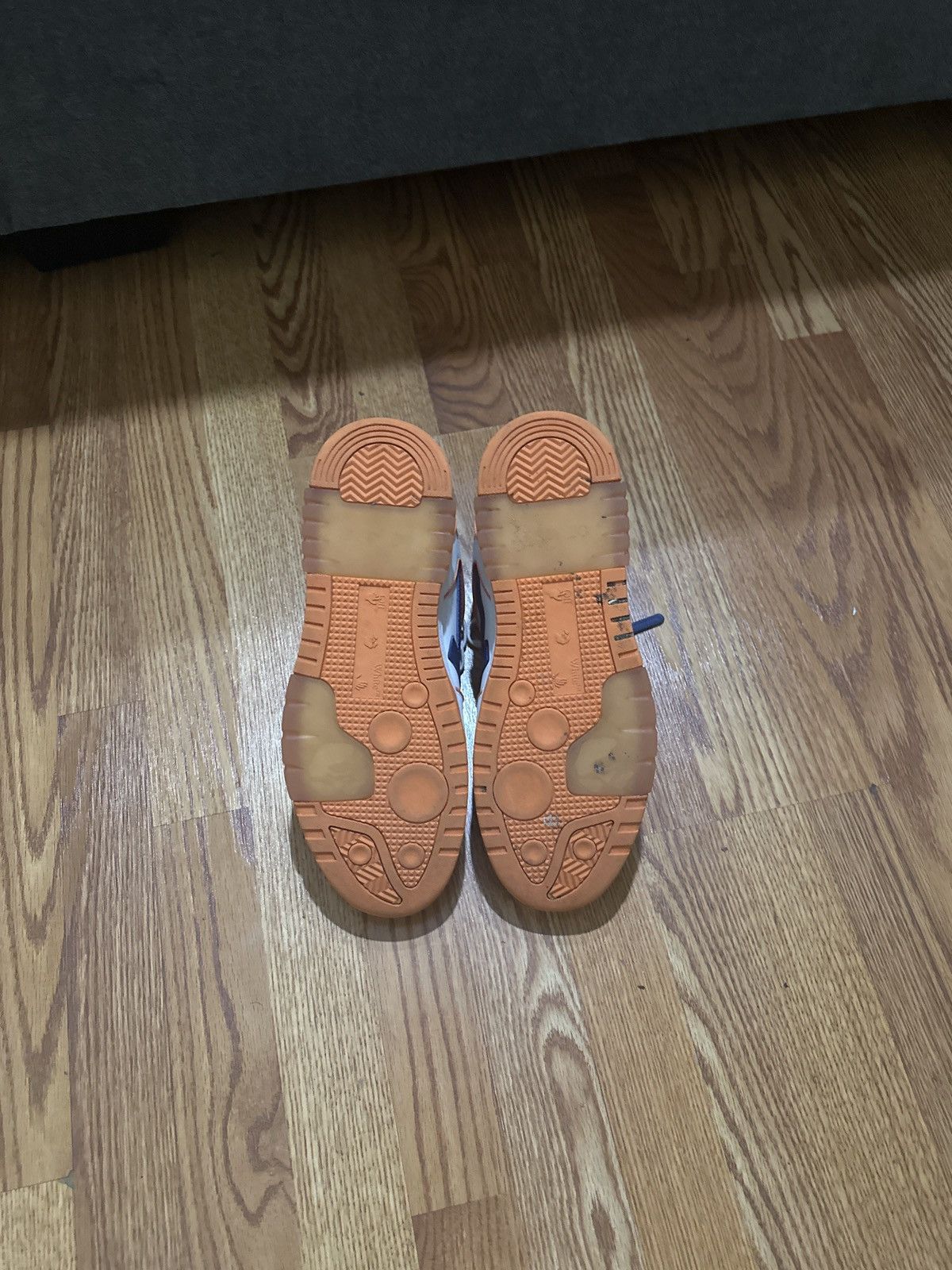 Off-White Out Of Office Outlined Orange Purple Off-White Size US 12 / EU 45 - 2 Thumbnail