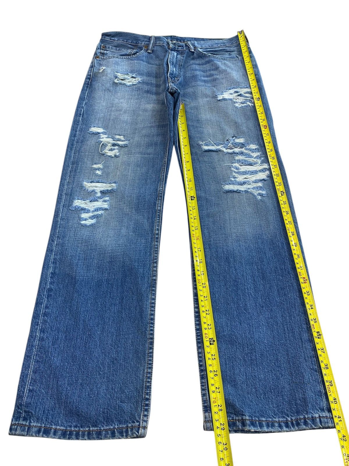 Levi's Levi’s Vintage Acid Wash Style Distressed Jeans Size US 34 / EU 50 - 6 Thumbnail