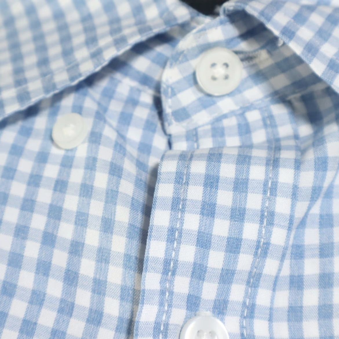 Vintage St. Johns Bay Performance Check Button Down Shirt Blue Men's XL Shirt Size US XL / EU 56 / 4 - 6 Thumbnail