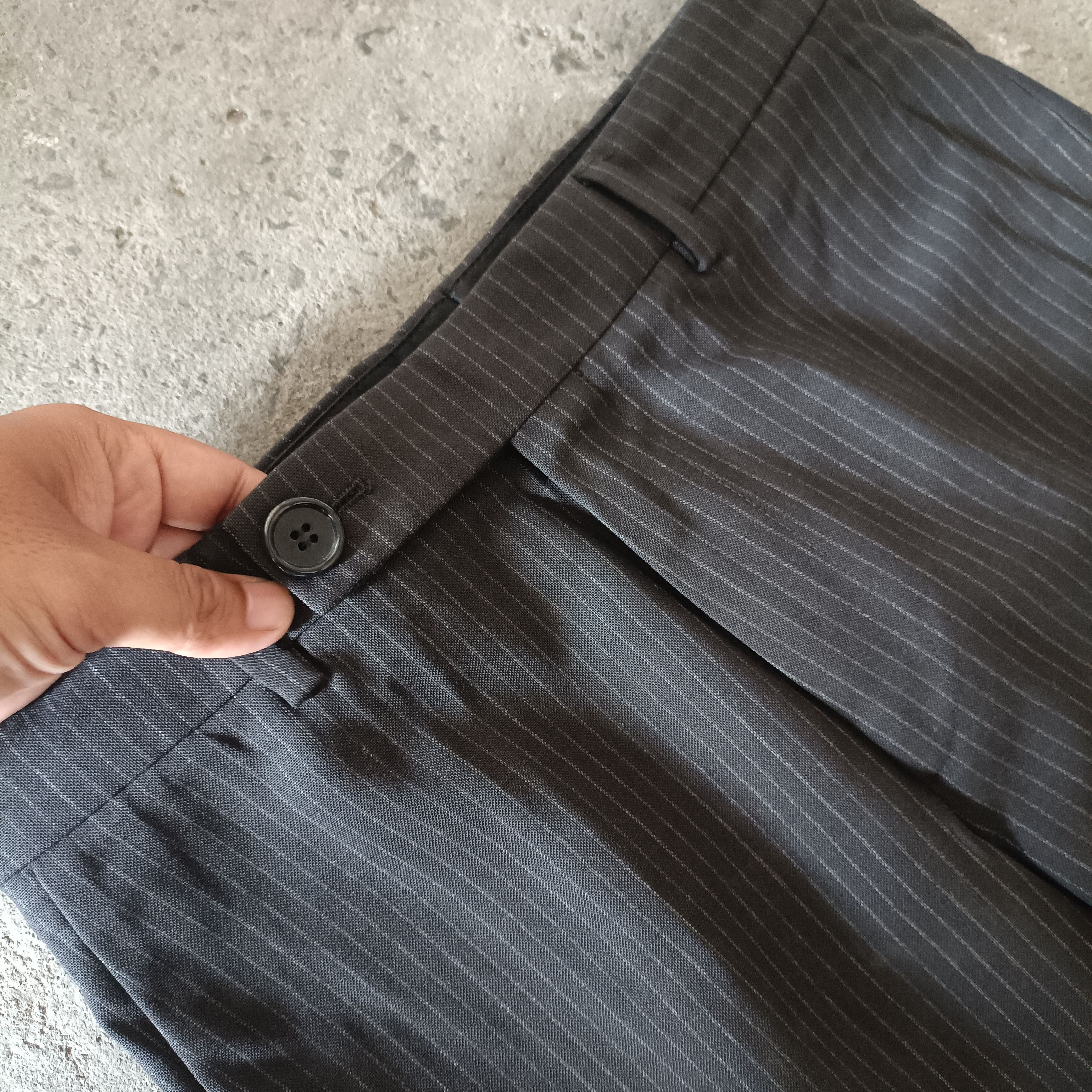 Celine Celine pinstriped wool trouser runaway Size US 28 / EU 44 - 2 Thumbnail