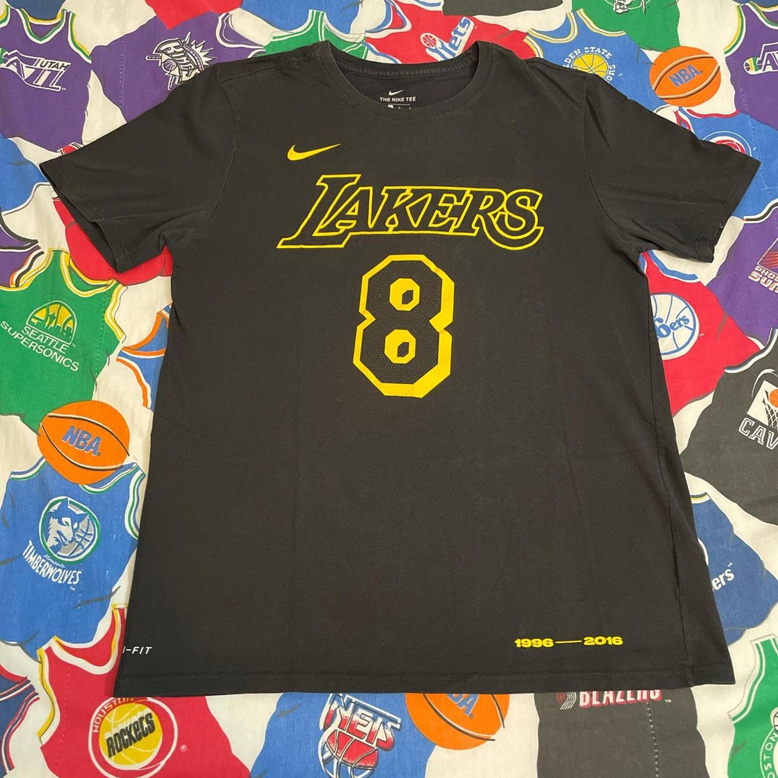 NBA Nike Sportswear Nike NBA Kobe Bryant Los Angeles Lakers Retirement Tee Grailed