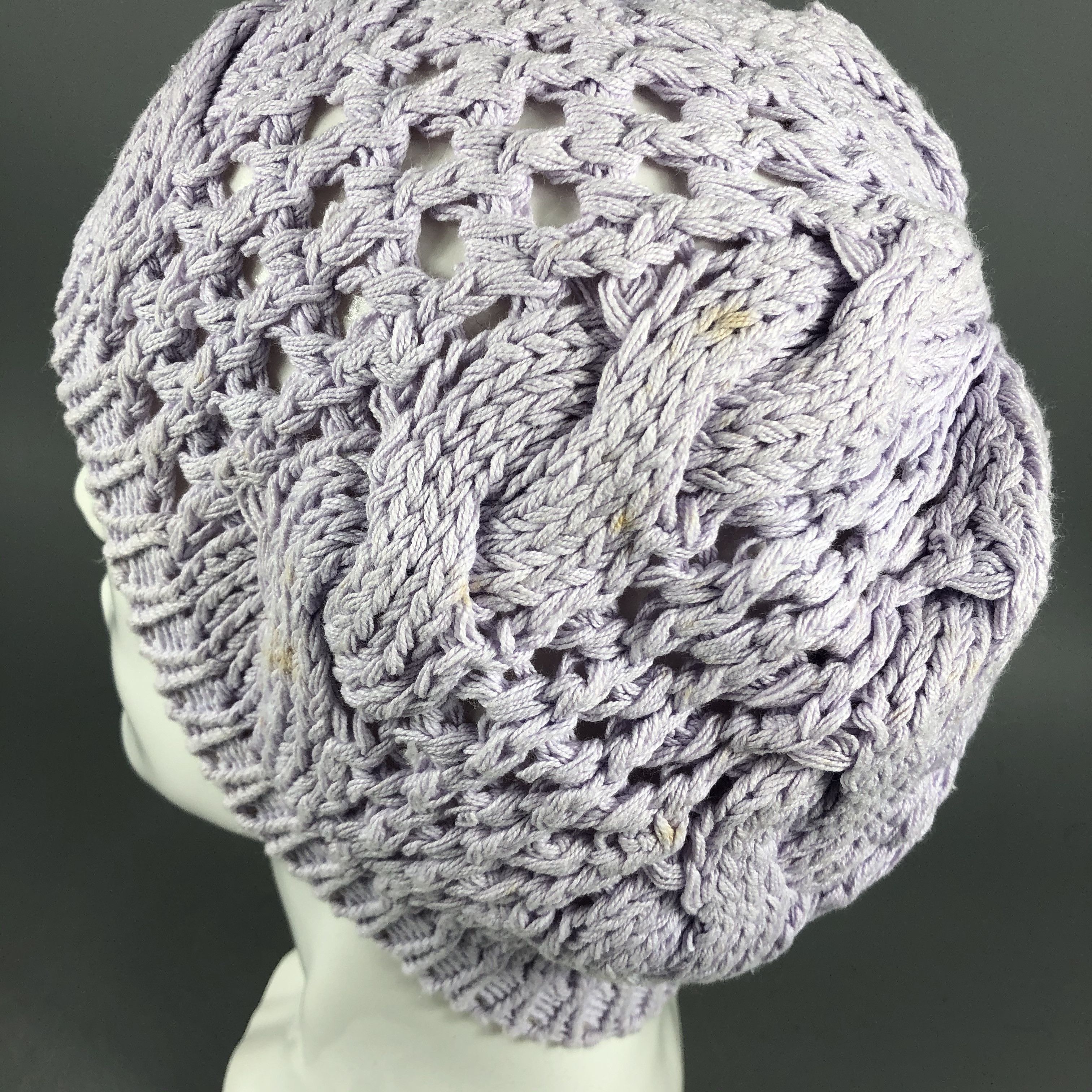 Japanese Brand × Vintage Womens Cable Knit Beanie Snow Hat Snow Cap -D954 Size ONE SIZE - 4 Thumbnail