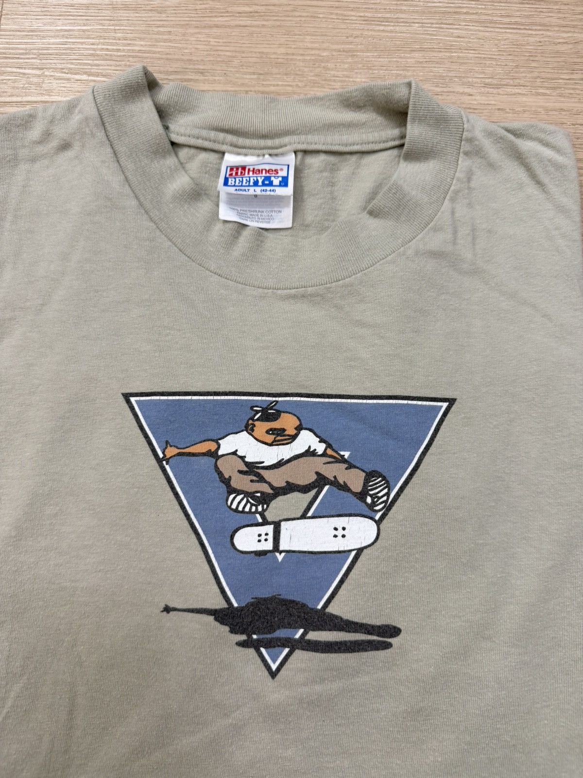 Other Vintage 90s sk8 skateboard tee Size US L / EU 52-54 / 3 - 1 Thumbnail