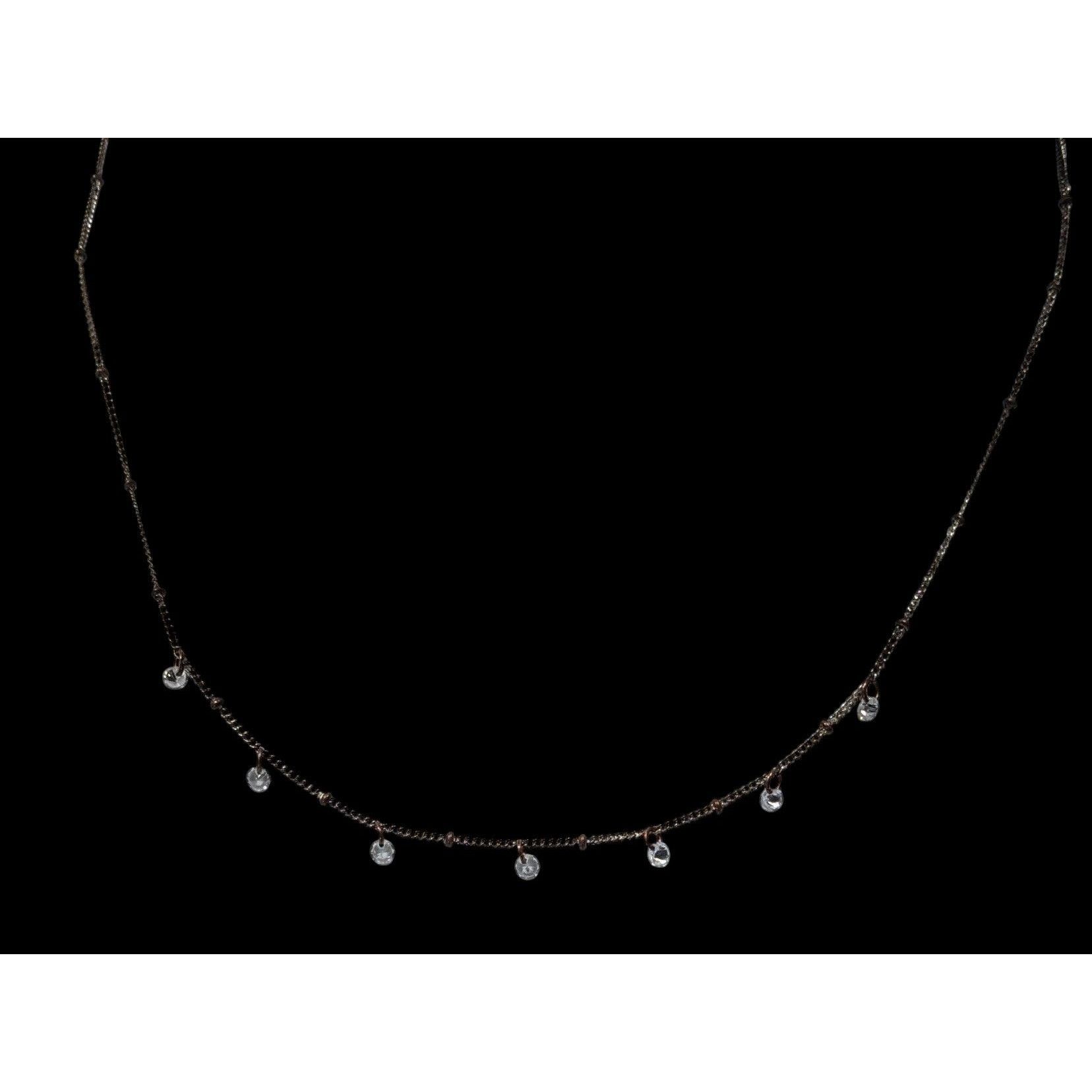 Other Icing Minimalist Sparkly Gemmed Silver Tone Necklace Size ONE SIZE - 2 Thumbnail