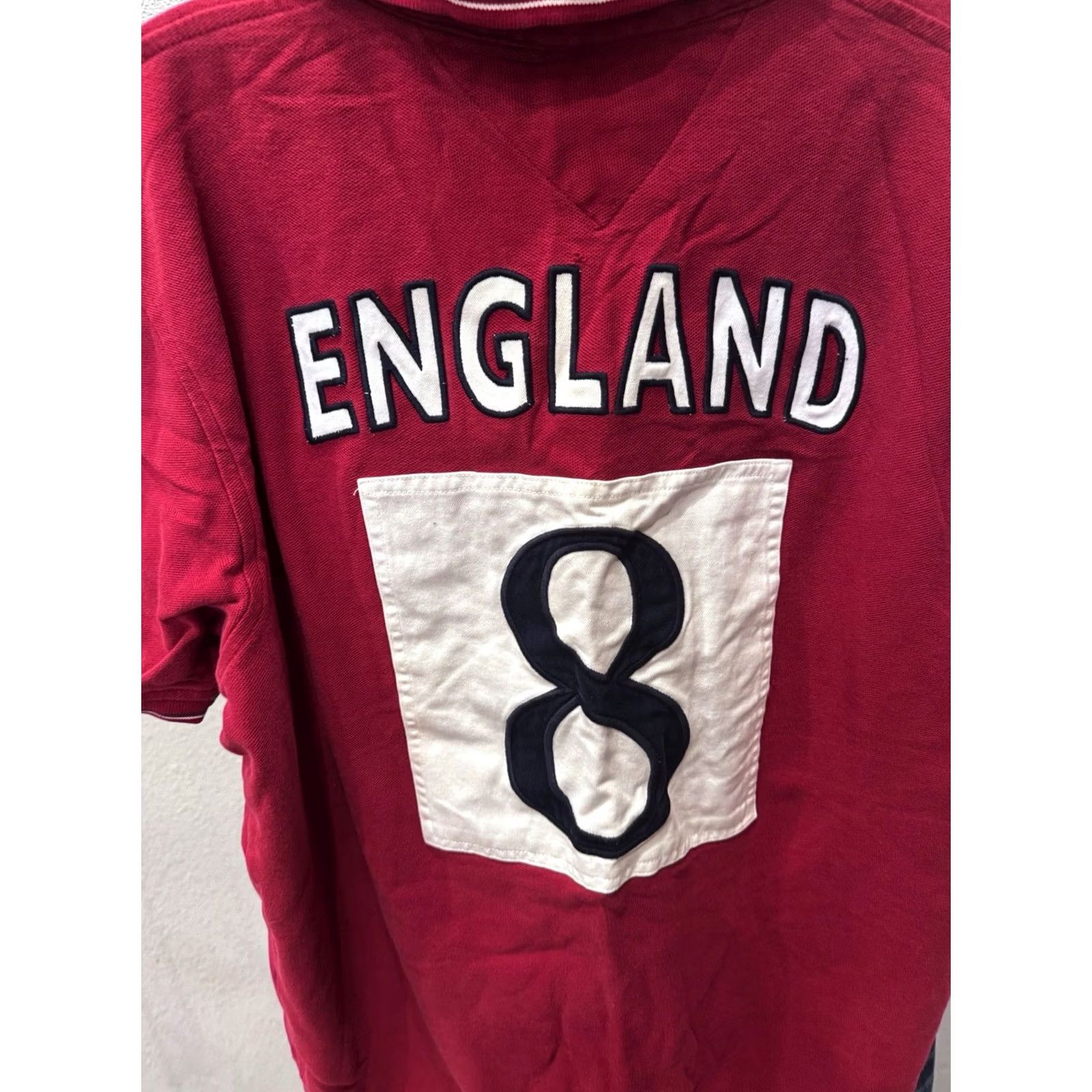 Tommy Bahama Tommy Bahama Polo Shirt Mens Rugged Back Panel ENgland Rugby Large Multicolor Short Sleeve Shirt Winter 90s Rugby theme Size US L / EU 52-54 / 3 - 6 Thumbnail
