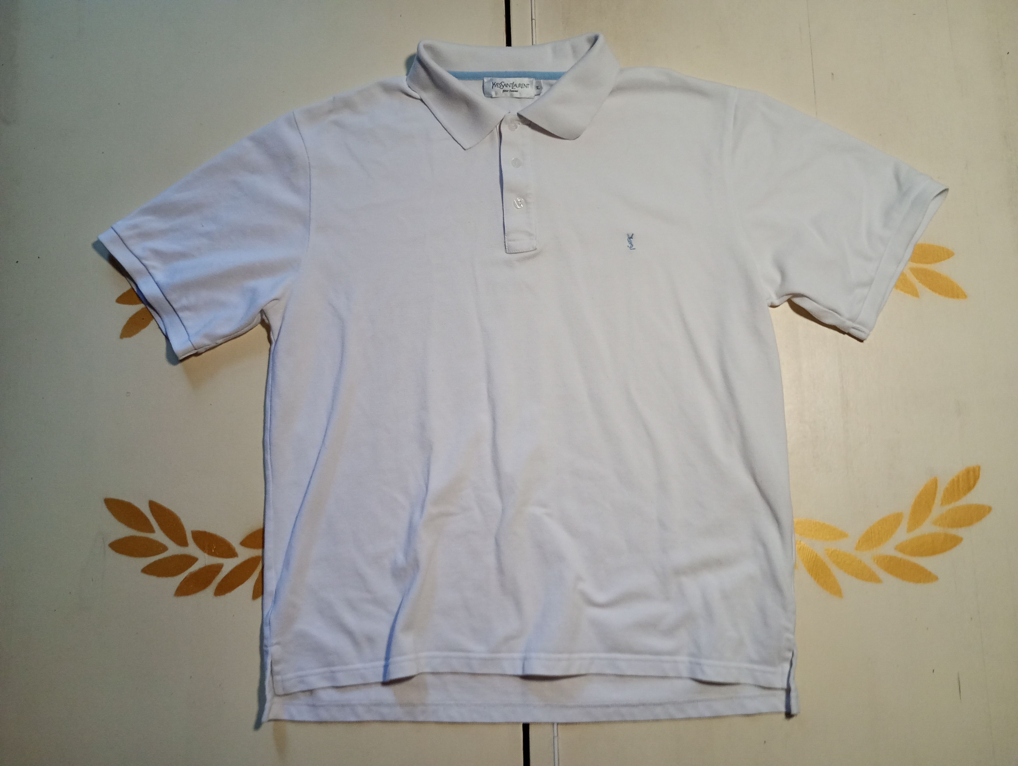 Yves Saint Laurent YSL Pour Homme Polo Shirt Vintage 90's Size US XL / EU 56 / 4 - 1 Thumbnail