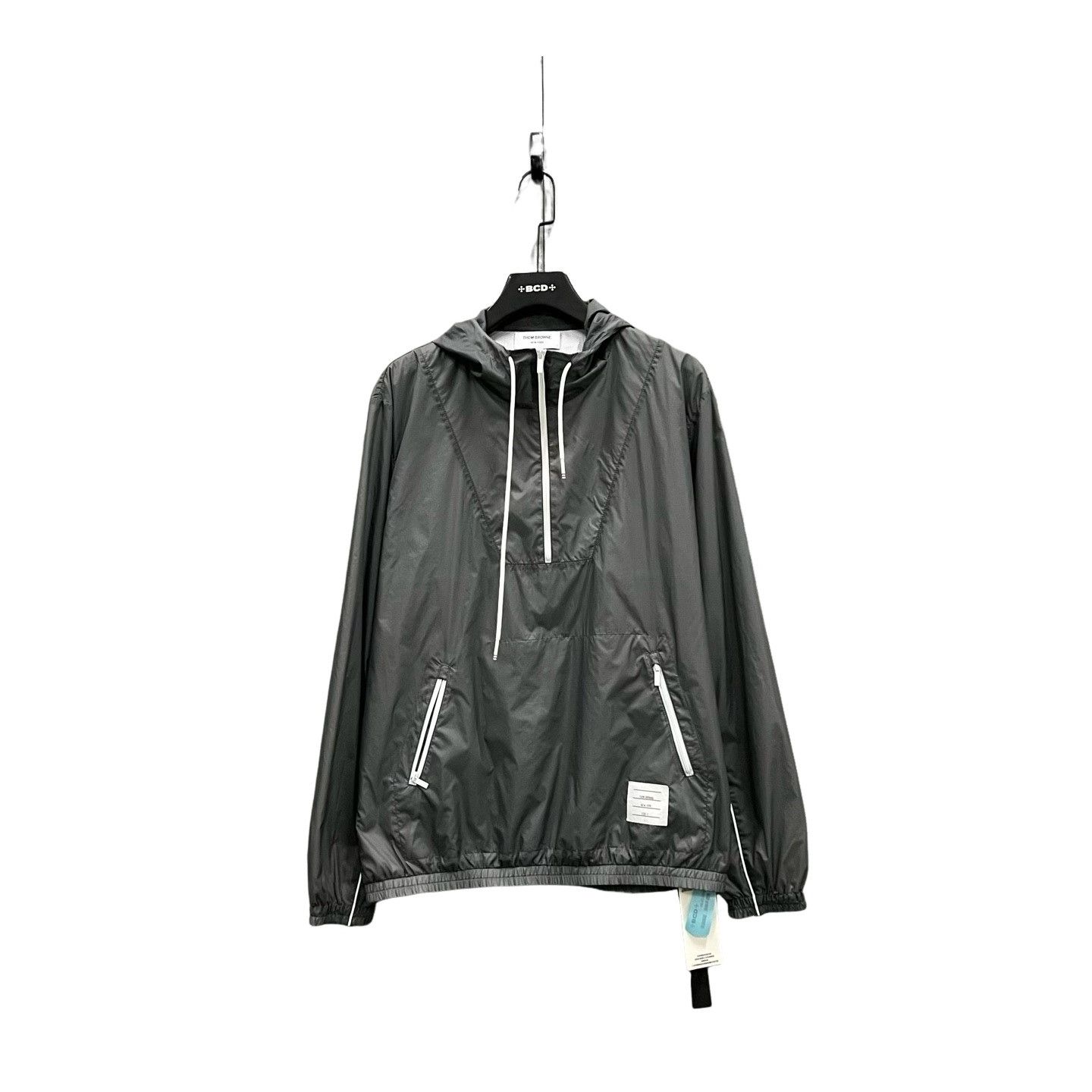 Thom Browne Thom Browne Nylon Half-Zip Hooded Jacket Size 2 Size US M / EU 48-50 / 2 - 1 Thumbnail