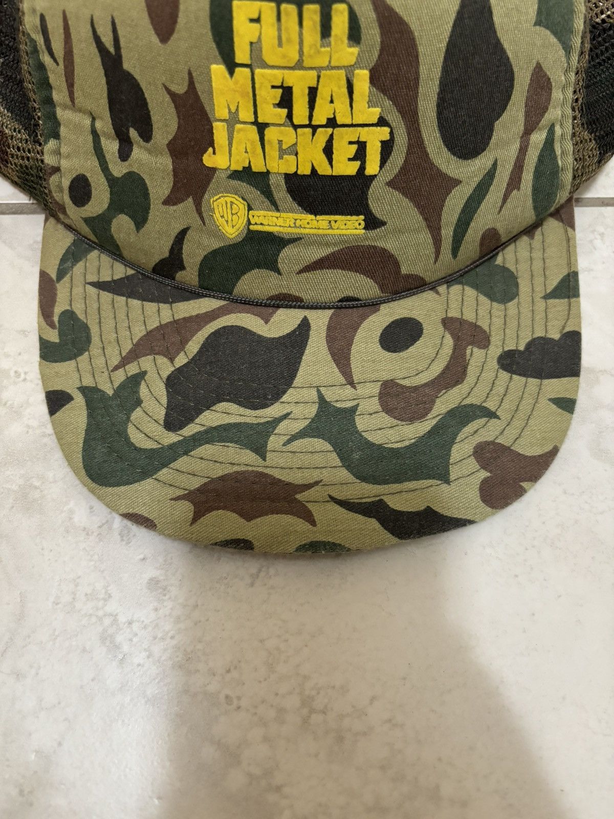 Vintage Rare Vintage 80s Full Metal Jacket Stanley Kubrick Movie Hat Size ONE SIZE - 4 Thumbnail