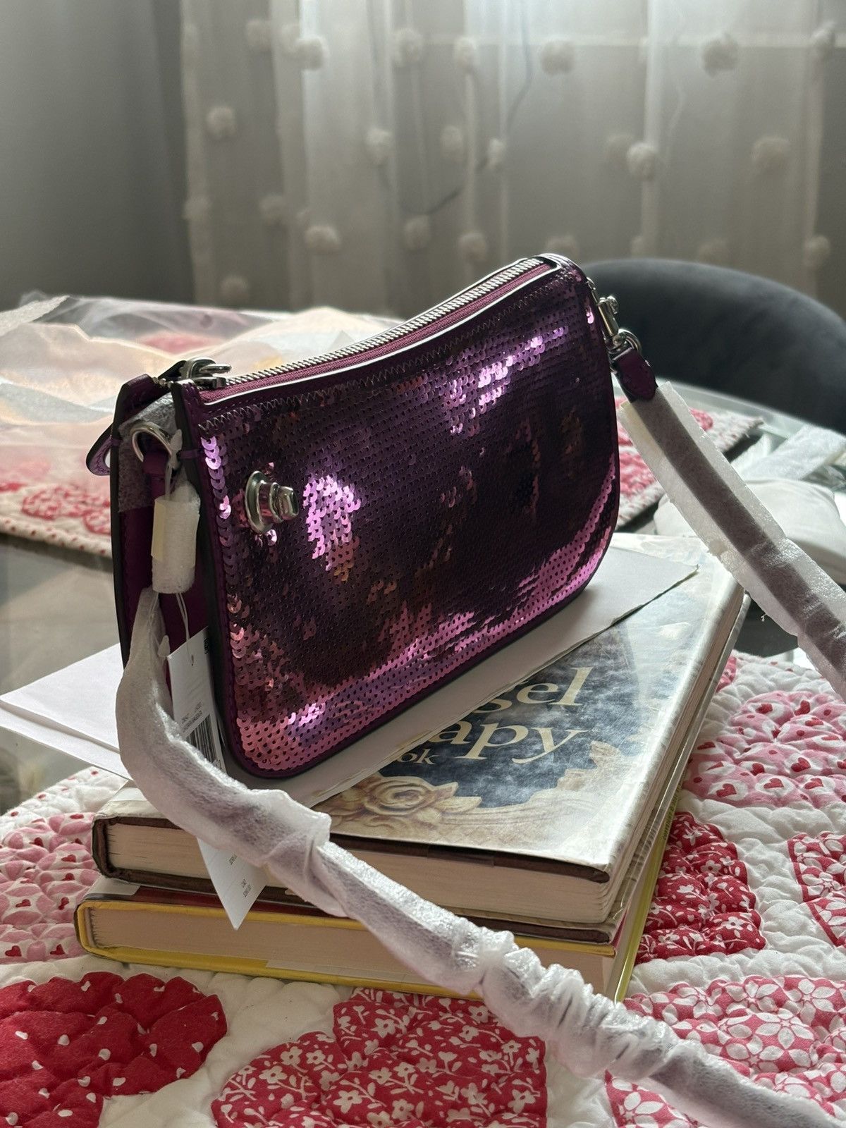 Coach Coach sequin shoulder bag Size ONE SIZE - 13 Thumbnail