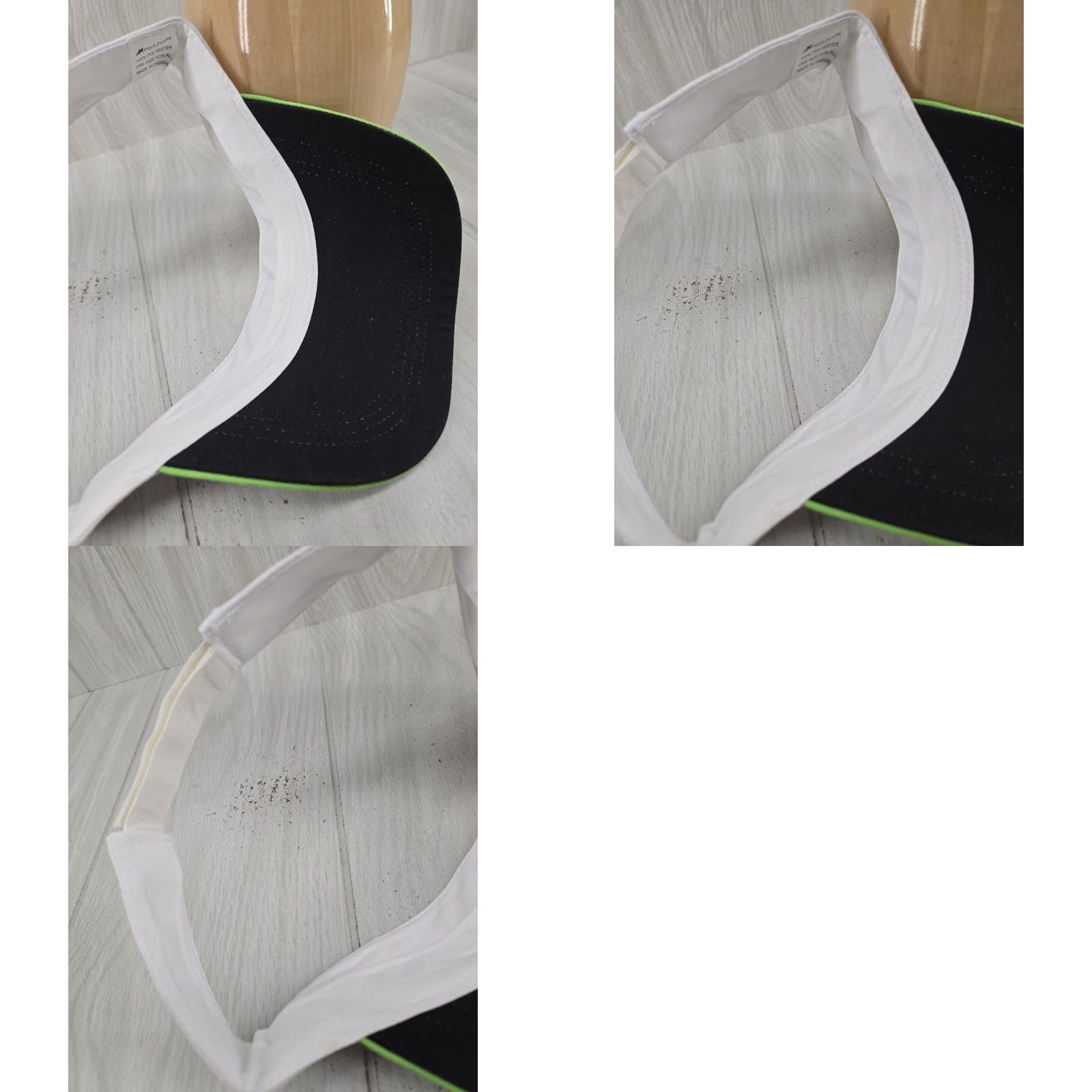 Vintage Gamma Lines Edge Visor Hat White Size ONE SIZE - 8 Thumbnail
