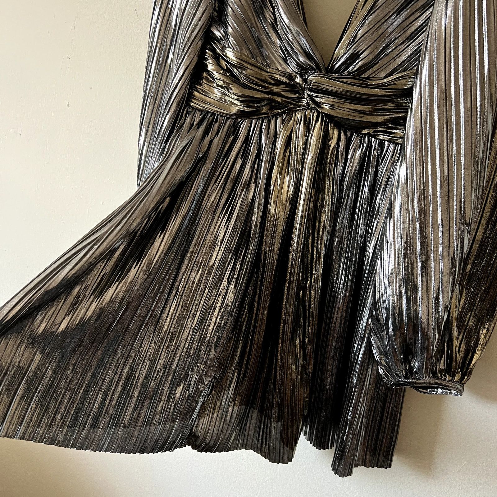 SABIT sabina musayev glause dress mini gold metallic size S C8 Size S / US 4 / IT 40 - 7 Thumbnail