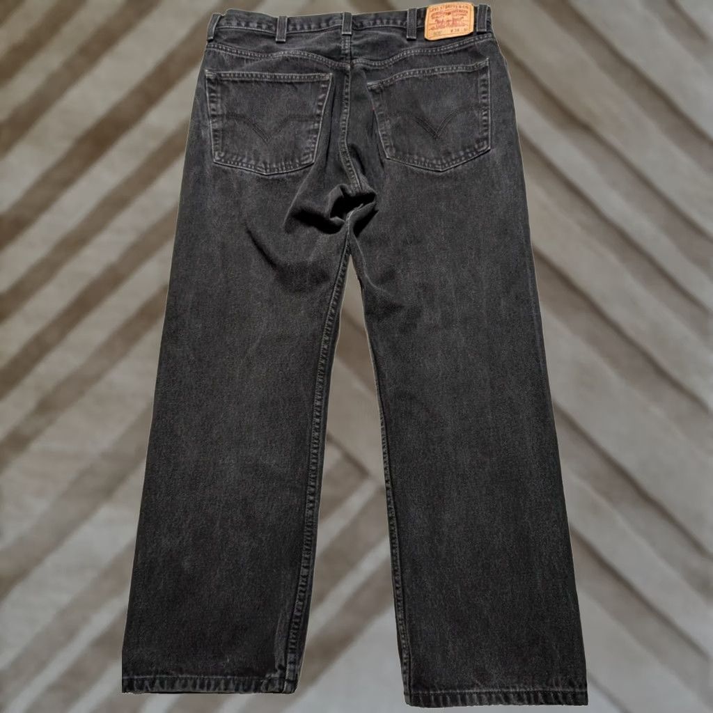 Levi's VTG Levi's 505 Regular Jeans Men 38x30 Black Denim Jeans Regular Fit Slim Straight 90s Fans Mens Size US 38 / EU 54 - 1 Thumbnail