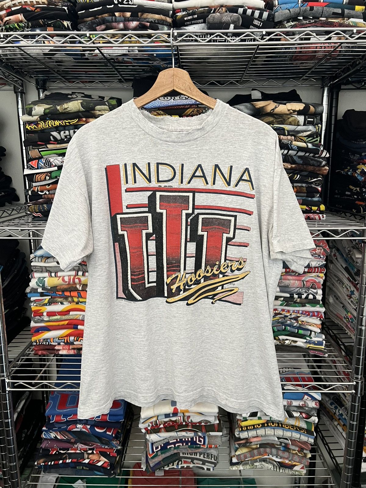 NCAA 1993 Indiana Hoosiers RP NFL 90s Tee Size US L / EU 52-54 / 3 - 1 Thumbnail