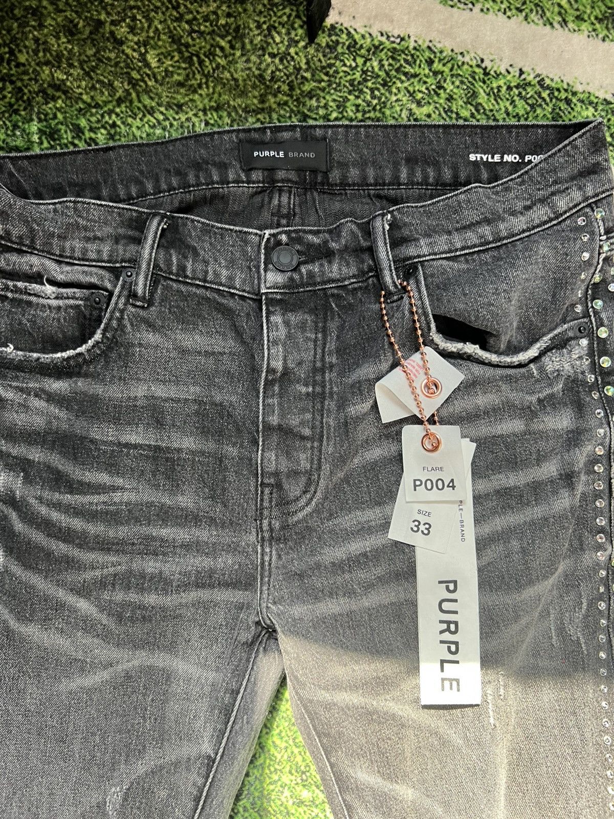 Purple Brand Flare PURPLE Denim Size US 33 - 4 Thumbnail