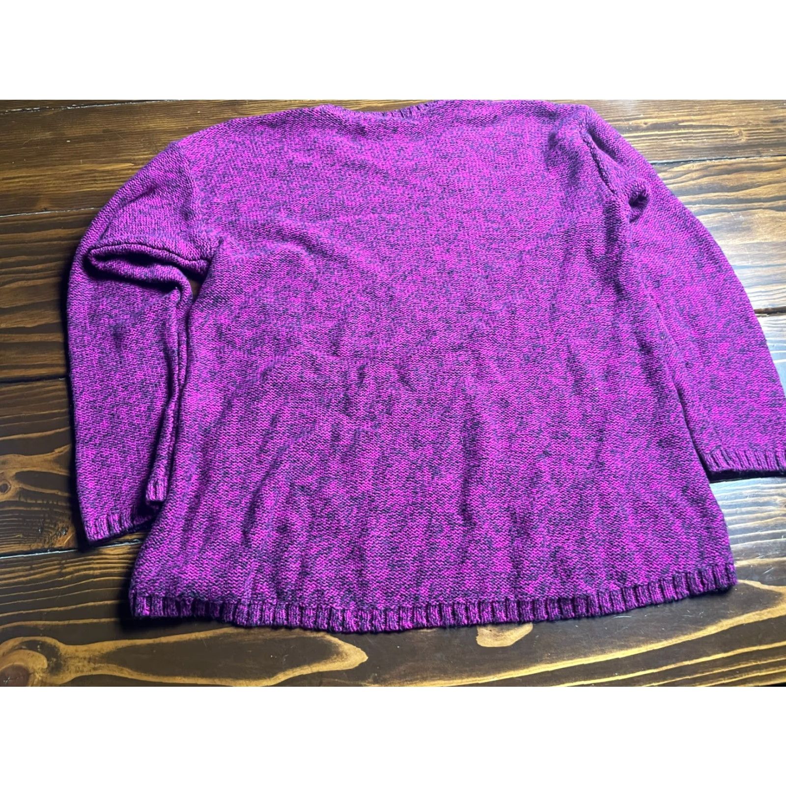 Vintage Philosophy Sweater Womens Size M Purple Long Sleeve Crew Neck Pullover Size M / US 6-8 / IT 42-44 - 2 Thumbnail