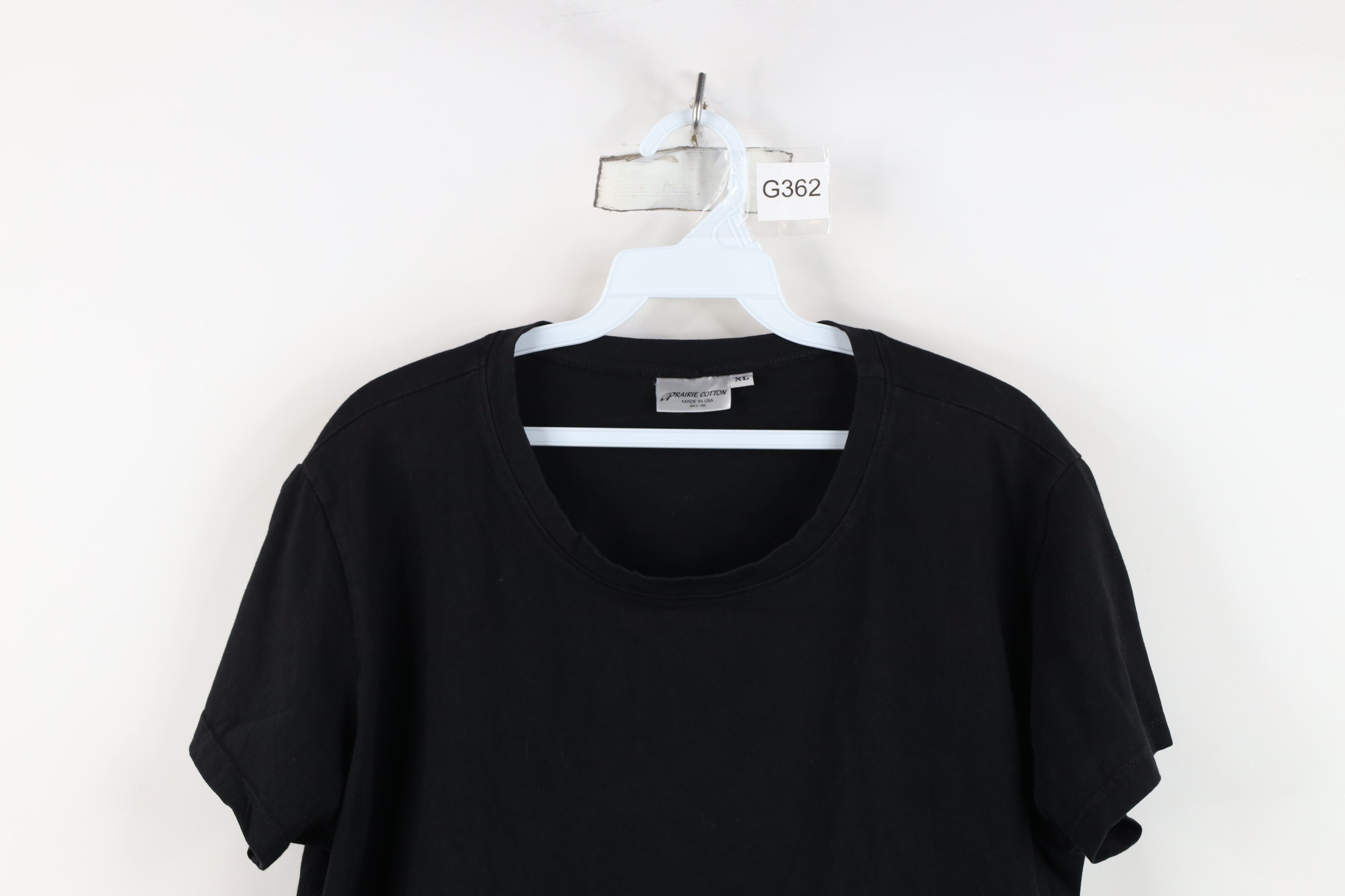 Vintage Vintage 90s Prairie Cotton Short Sleeve T-Shirt Black USA Size XL / US 12-14 / IT 48-50 - 2 Thumbnail