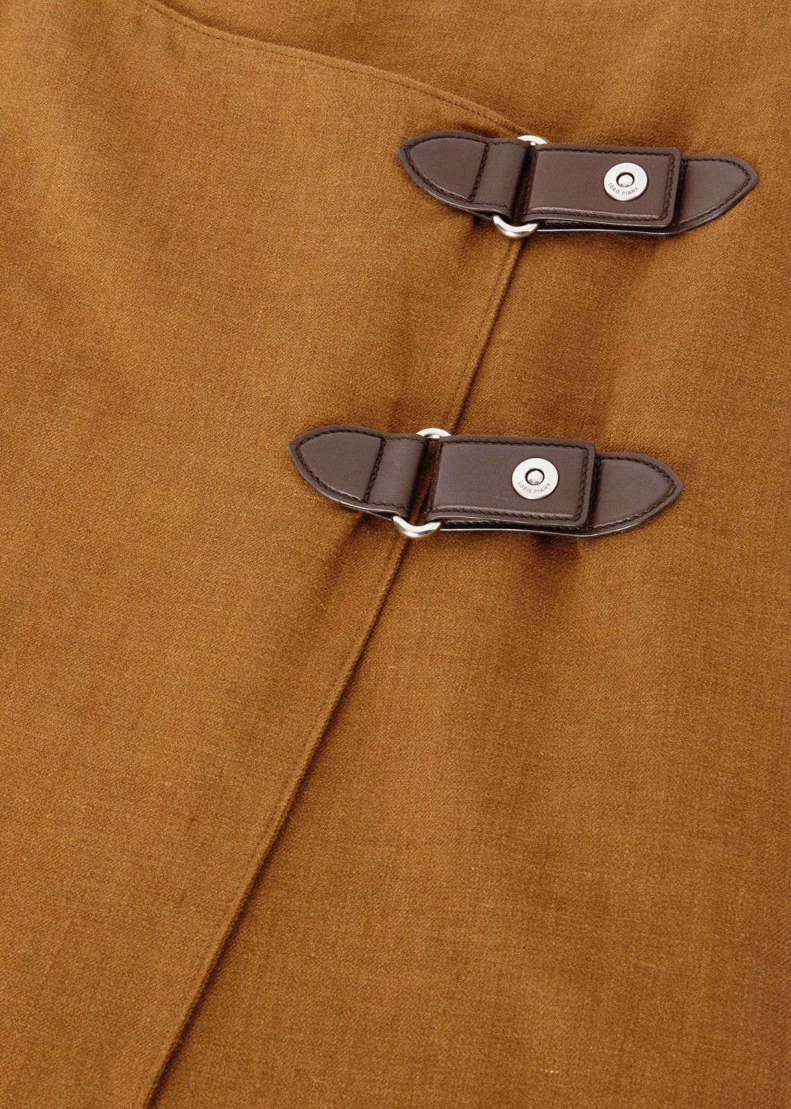 Loro Piana o1srvl11e0824 Alinne Midi Skirt in Brown Size 30" / US 8 / IT 44 - 6 Thumbnail