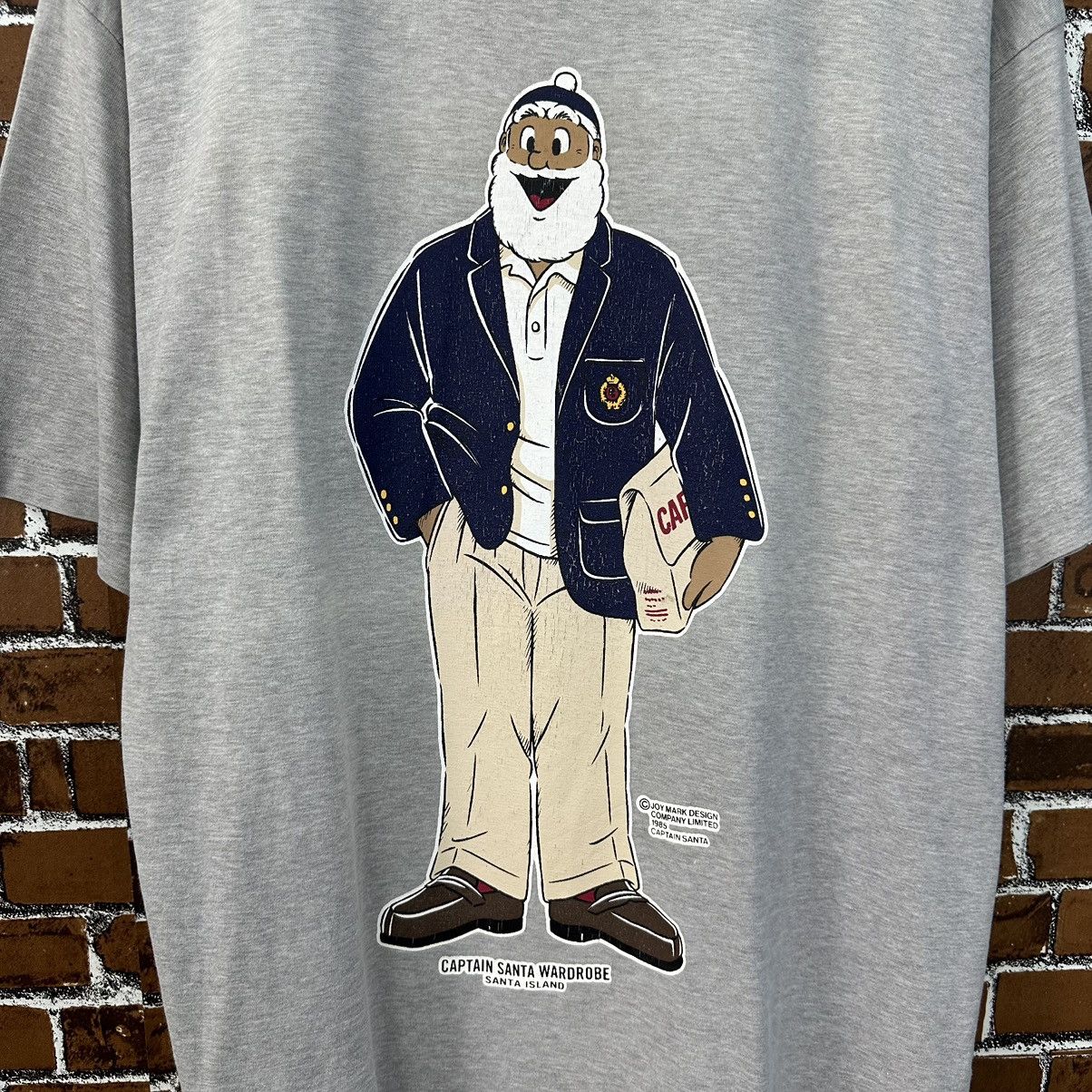 Captain Santors Vintage Captain Santa 80s Backheat Tshirt A862 Size US L / EU 52-54 / 3 - 2 Thumbnail