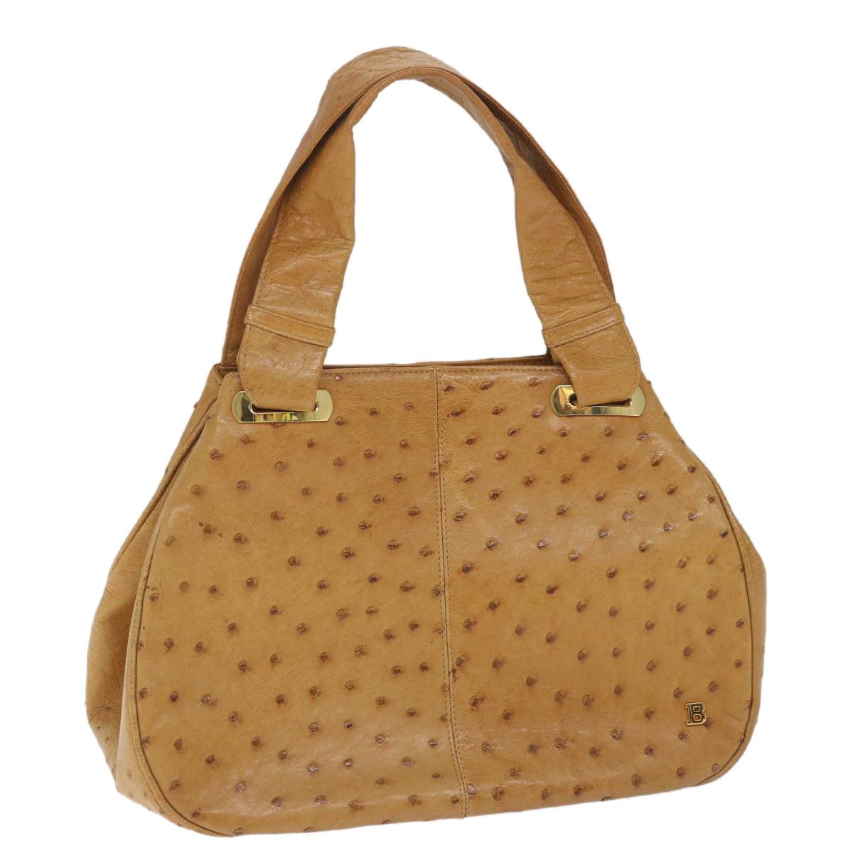 image of Bally Hand Bag Leather Brown Auth Ac2395, Women's