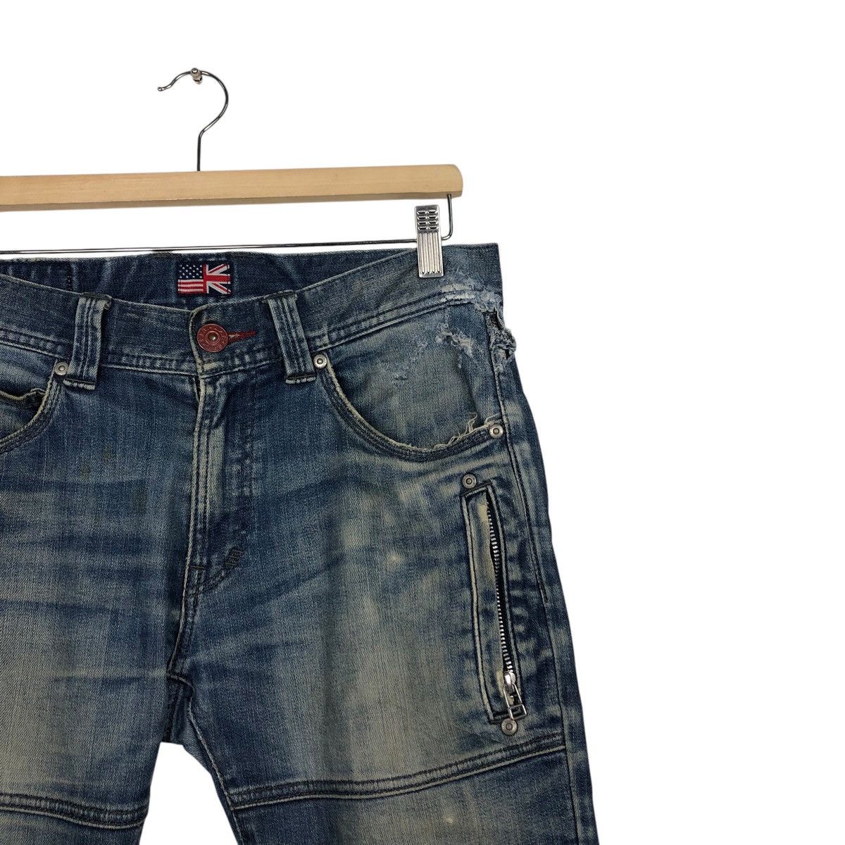 Japanese Brand 📌Vintage Denim Pants Biker Rupert Japan Size US 32 / EU 48 - 7 Thumbnail
