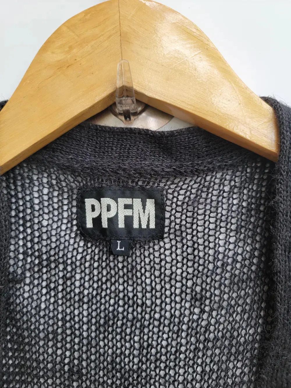 Vintage Vtg PPFM Archival Grunge Distressed Mesh Fringe Vest Size L / US 10 / IT 46 - 7 Thumbnail
