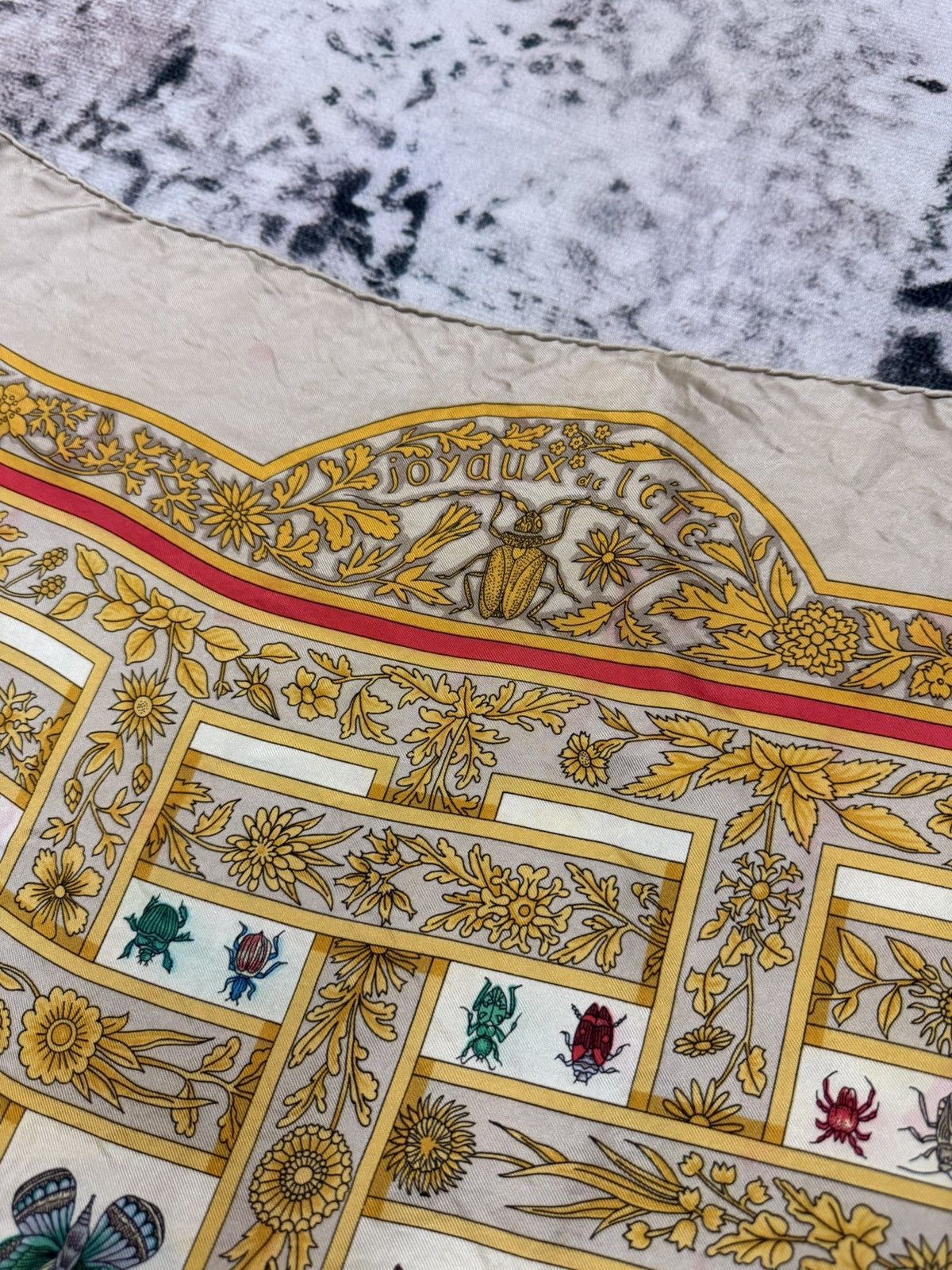 Hermes vintage Herme’s Paris JoyauxdeL’ete Jacquelot 90s Silk Scarf Size ONE SIZE - 16 Thumbnail