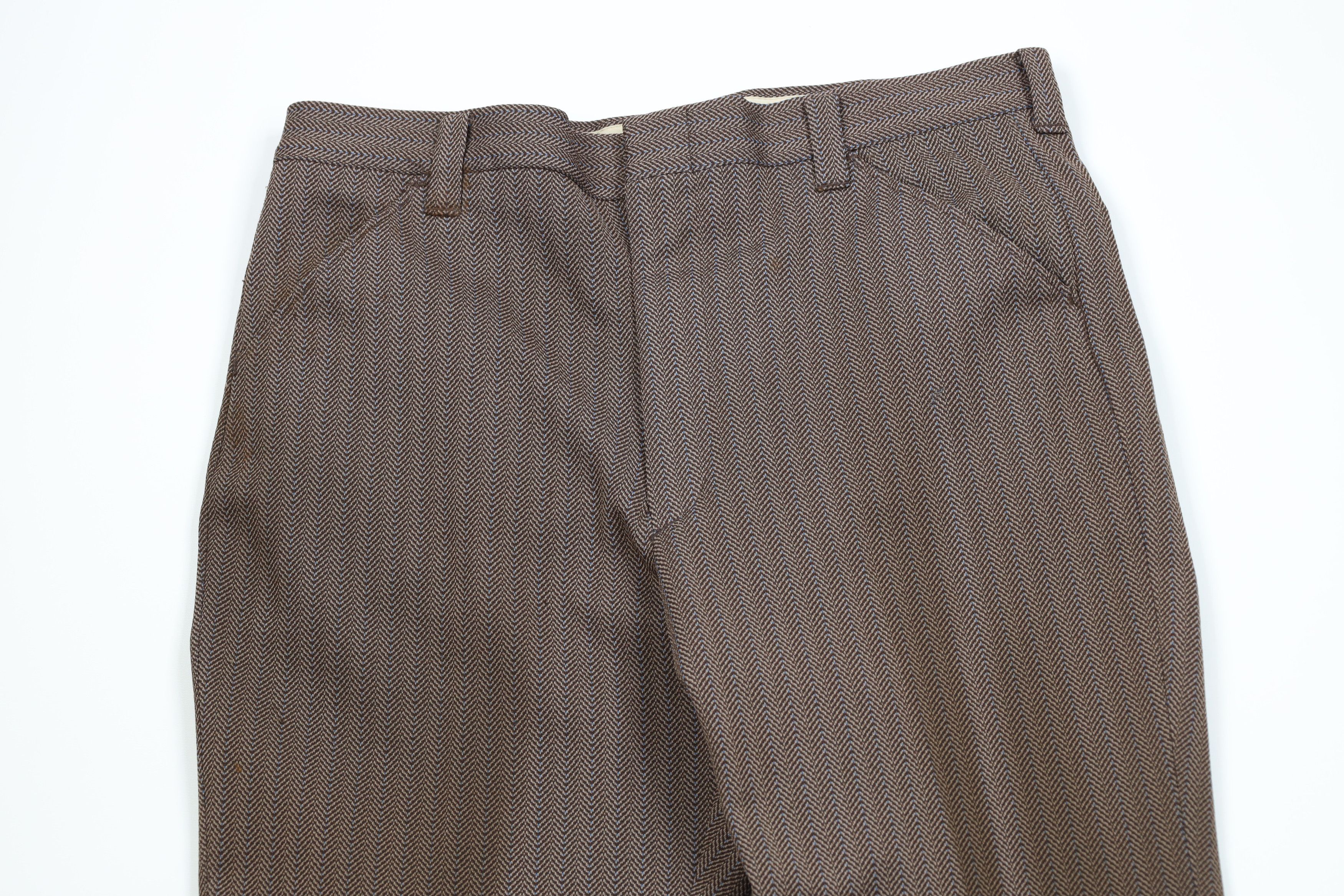 Vintage Vintage 60s 70s Streetwear Knit Bell Bottoms Chino Pants USA Size US 36 / EU 52 - 2 Thumbnail