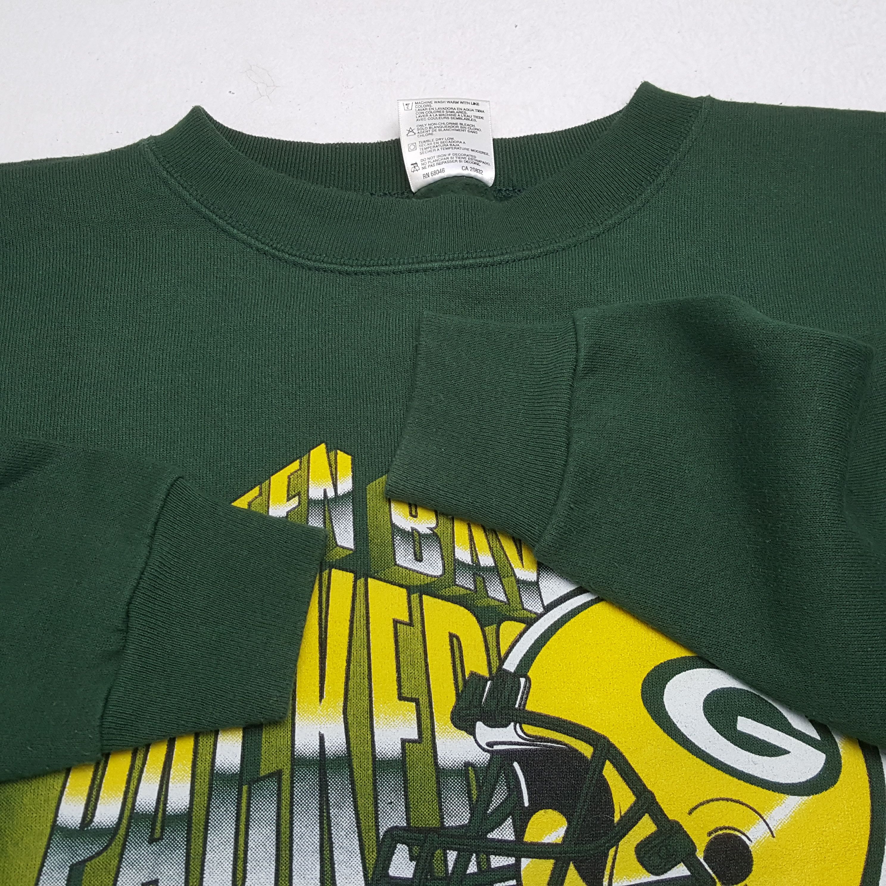 NFL × Vintage GREENBAY PACKERS NFL Football Team Vintage Sweatshirt Size US XL / EU 56 / 4 - 8 Thumbnail