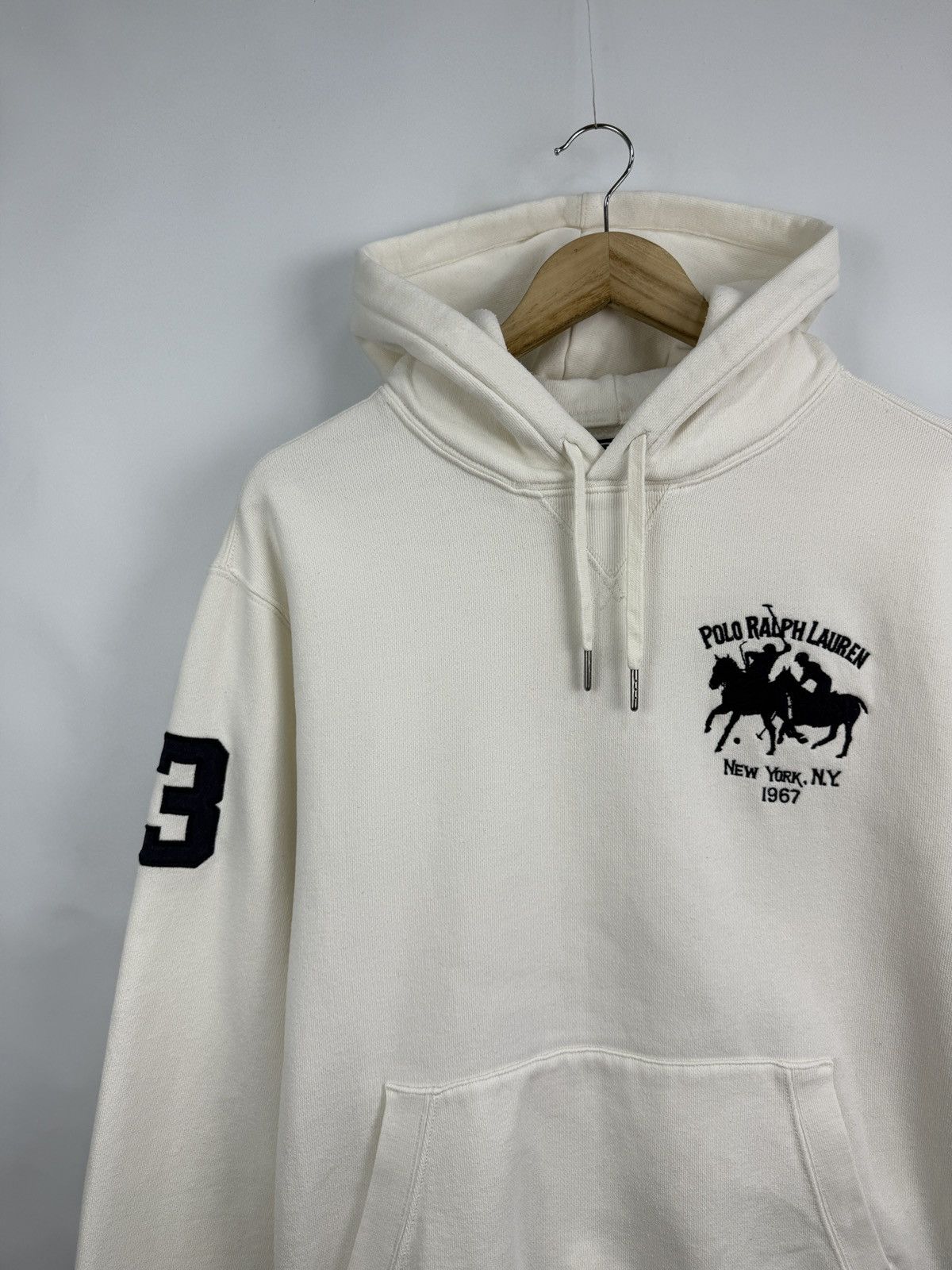 Polo Ralph Lauren 🇺🇸 Vintage Y2K Polo Ralph Lauren New York Hoodie Retro Rare Size US L / EU 52-54 / 3 - 2 Thumbnail