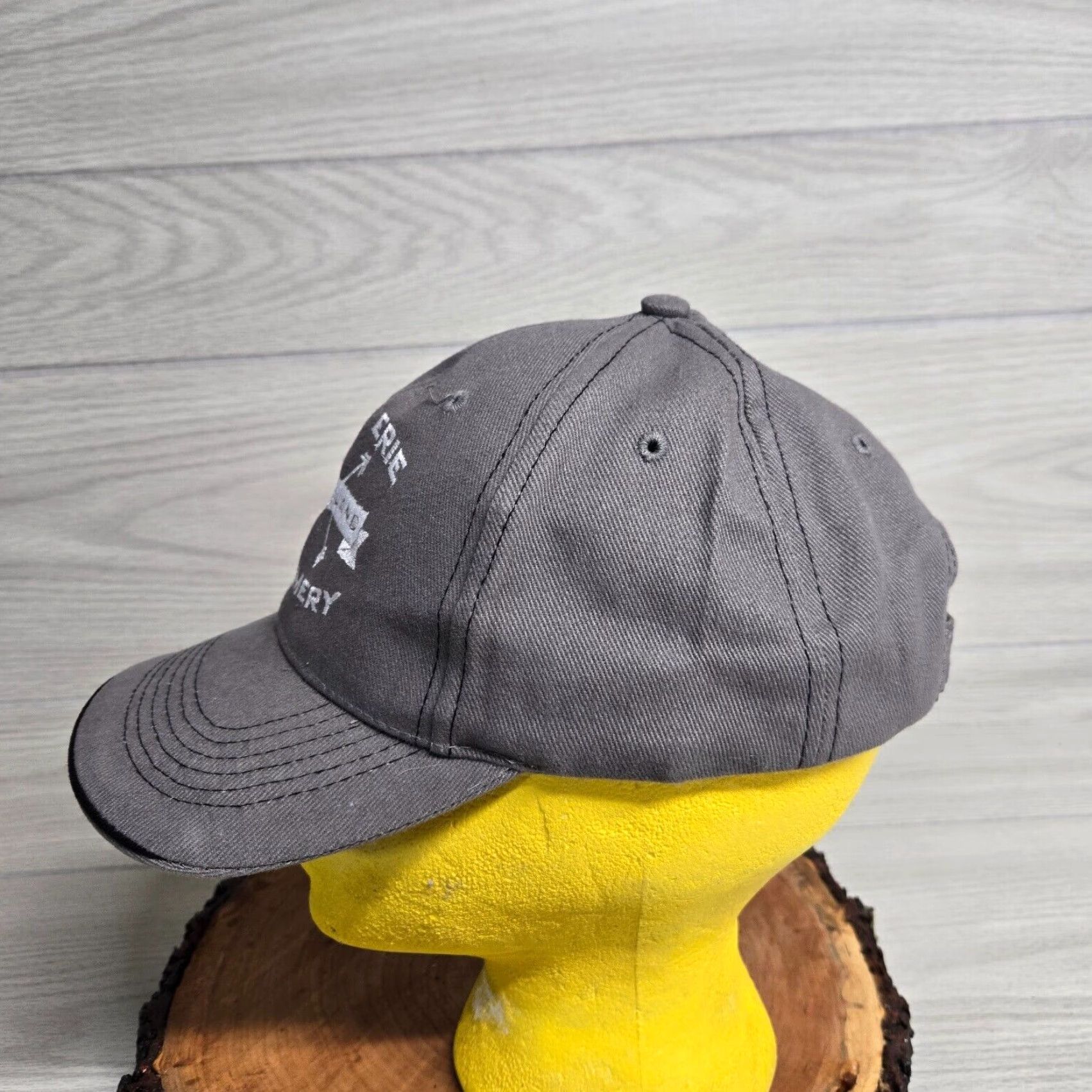 Vintage Lake Erie Cleveland Creamery Hat Adult Adjustable Gray Baseball Cap Mens Size ONE SIZE - 5 Thumbnail