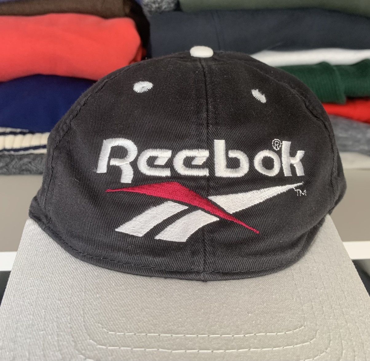 Reebok × Vintage Vintage Reebok Big Logo Hat Cap Size ONE SIZE - 3 Thumbnail