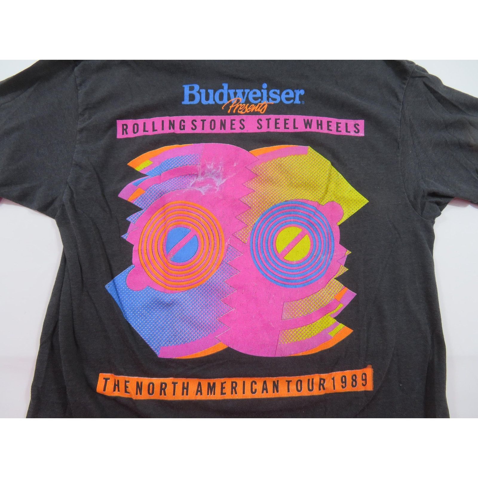 Other Rolling Stones Steel Wheels Budweiser 1989 Rock T-Shirt Sz M Size US M / EU 48-50 / 2 - 4 Thumbnail