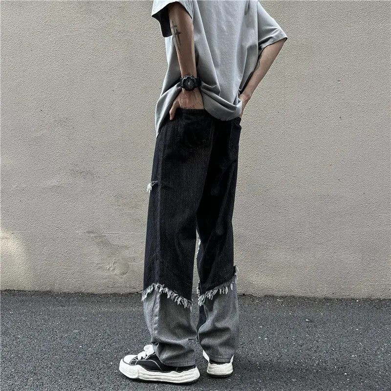 Japanese Brand Hip Hop Straight Loose Wide Leg Jeans Size US 32 / EU 48 - 3 Thumbnail