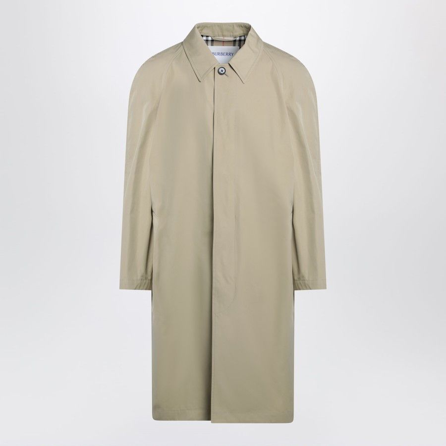 Burberry o1d2blof0226 Cotton Overcoat in Beige Size US M / EU 48-50 / 2 - 1 Thumbnail