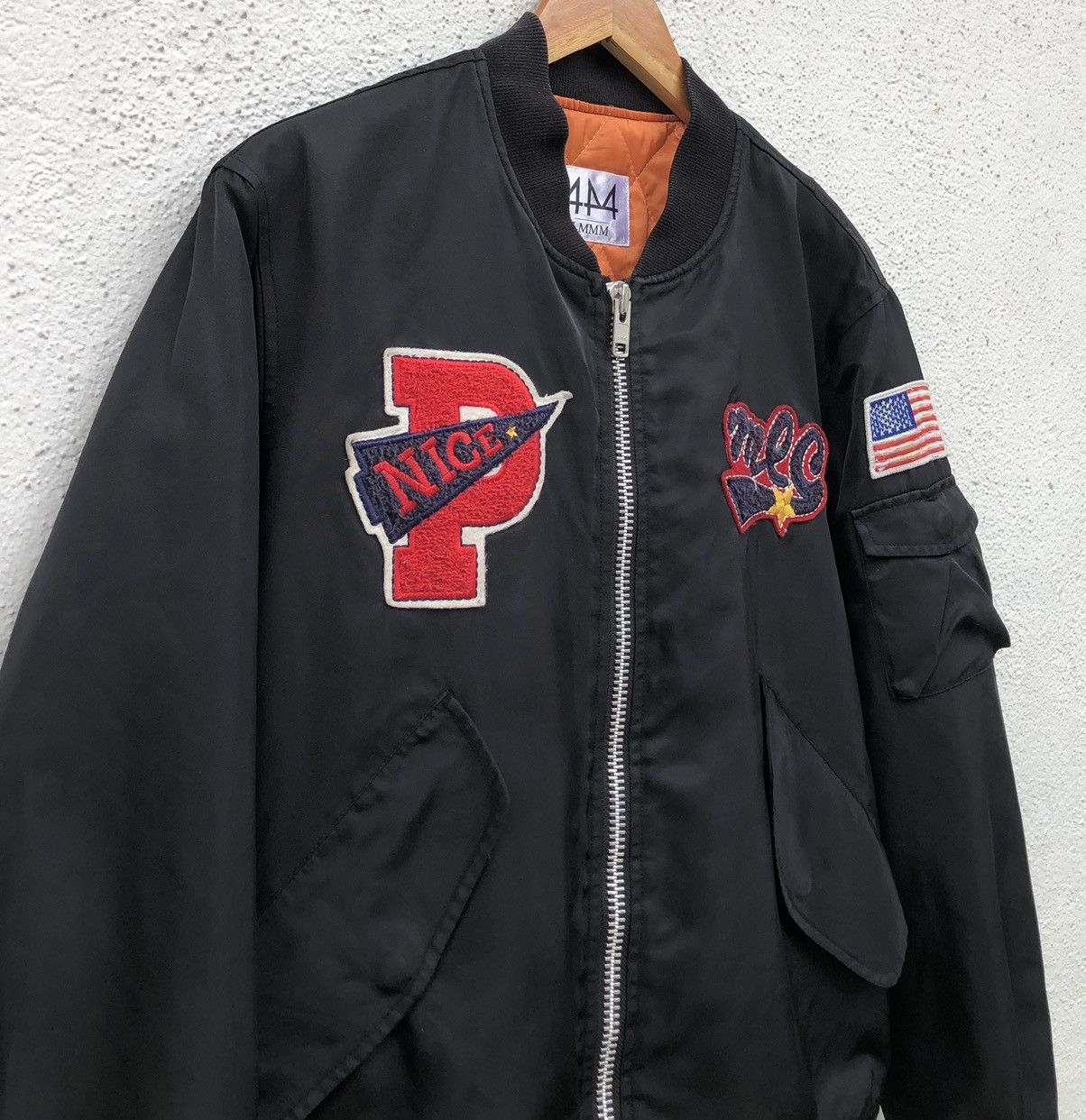 Japanese Brand LA MER MA MAISON Black Ma-1 Bomber Jacket Size US M / EU 48-50 / 2 - 4 Thumbnail