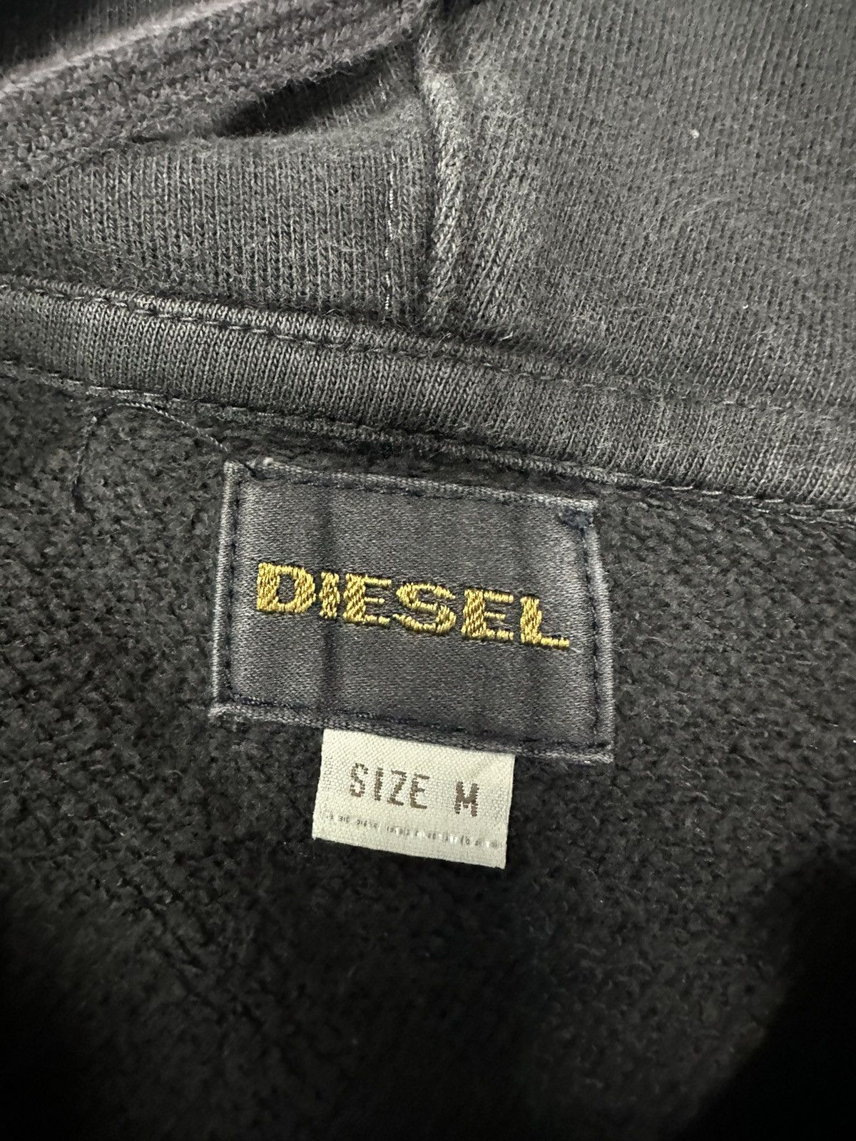 Diesel Diesel Spellout Zipper Hoodie Faded Sunlight Z48 Size US M / EU 48-50 / 2 - 7 Thumbnail