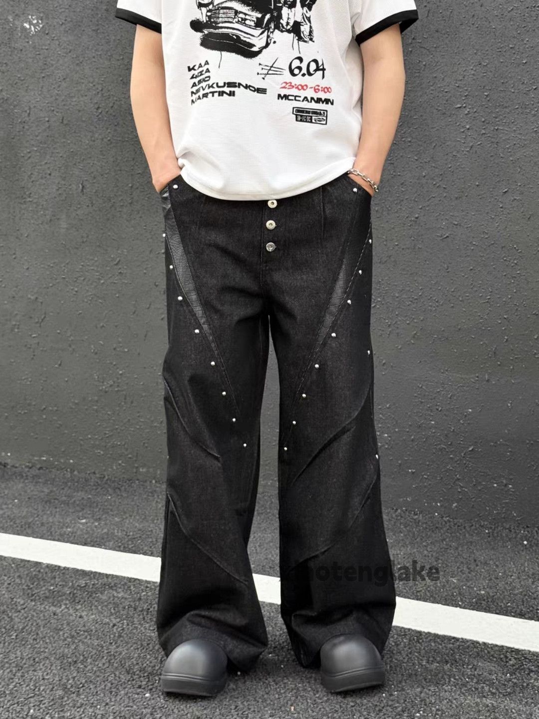 Jean Otl asaprocky travisscott style loose baggy opium jeans Size US 32 / EU 48 - 1 Thumbnail
