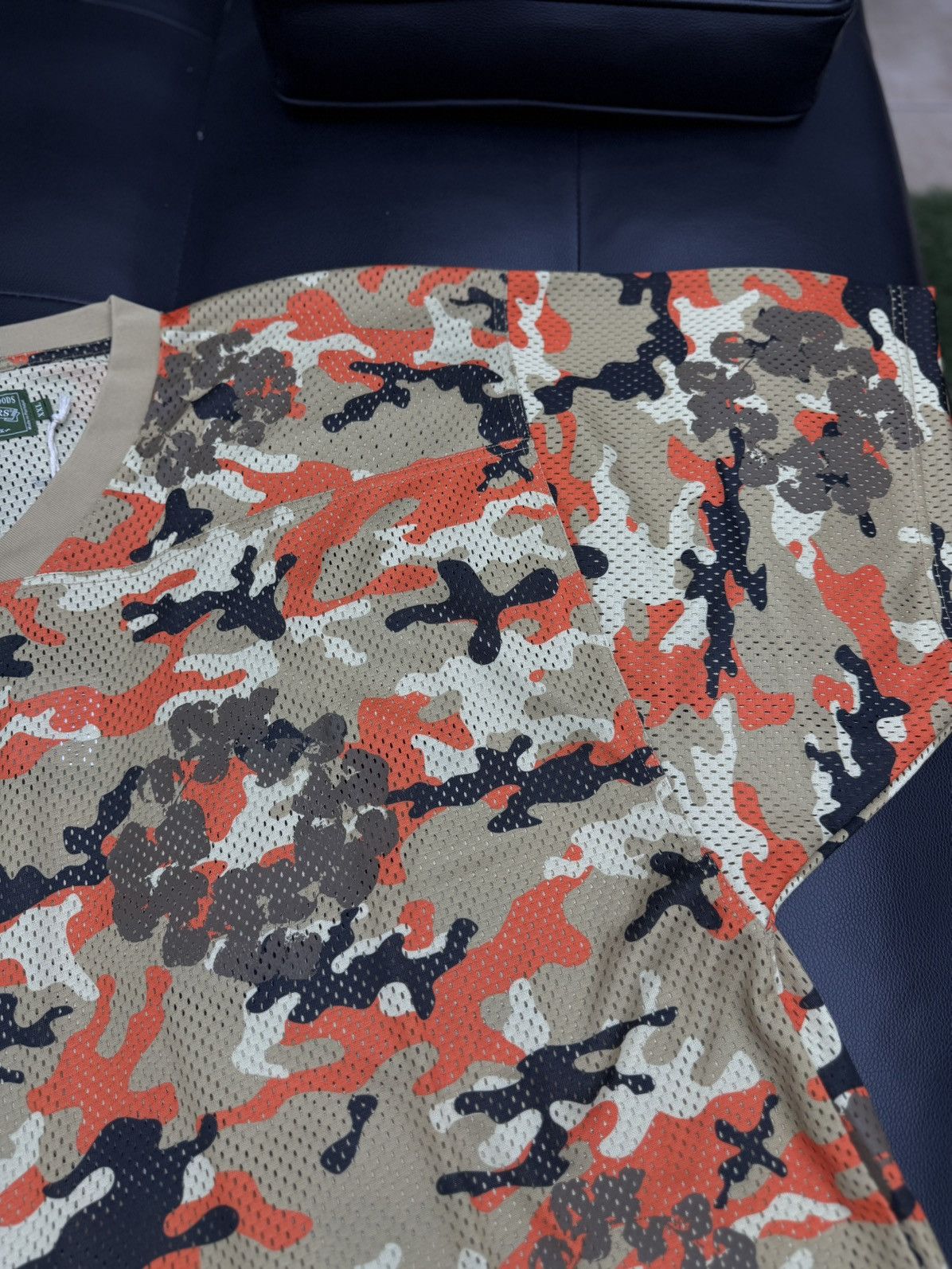 DENIM TEARS Denim Tears Tan Orange Camo Cotton Wreath Jersey (XXL) (NEW) Size US XXL / EU 58 / 5 - 3 Thumbnail