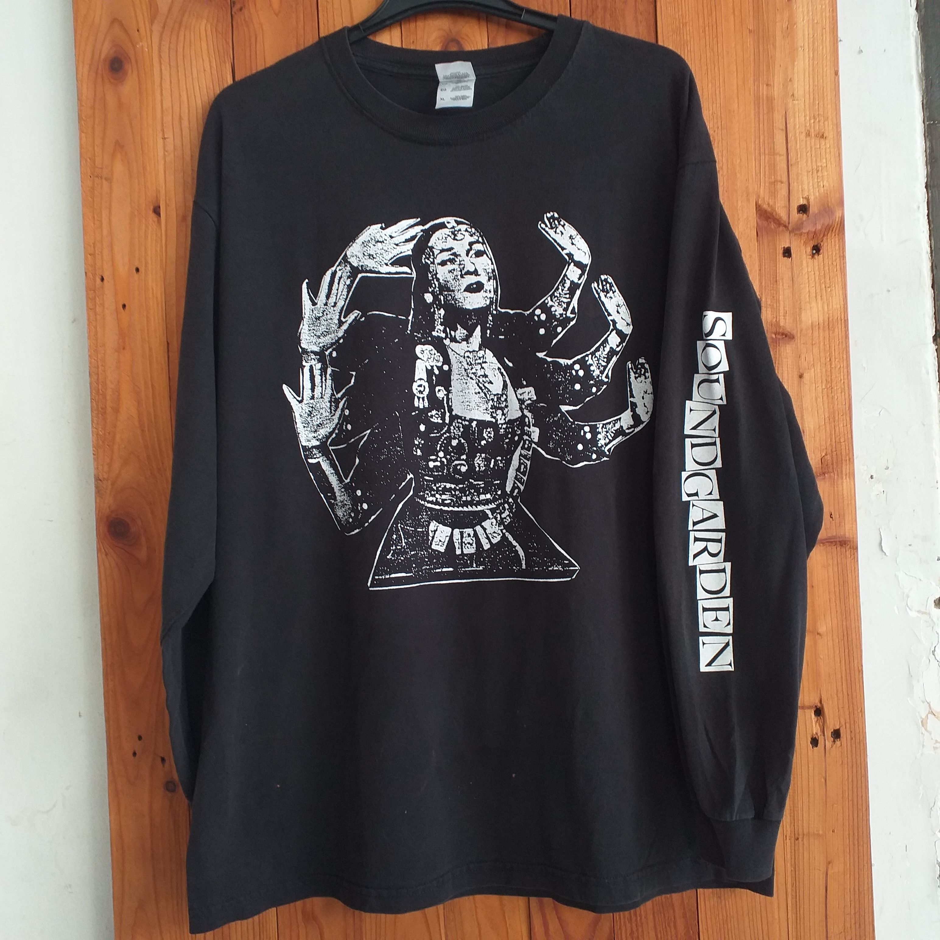 【oan】Carrie Soundgarden Long Sleeve T-shirt Soundgarden Double Layer Thermal Long Sleeve Tee | Urban