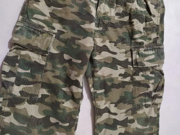 Japanese Brand Groovy Colours Camo Cargo Multipocket Tactical Pants Size US 29 - 7 Thumbnail