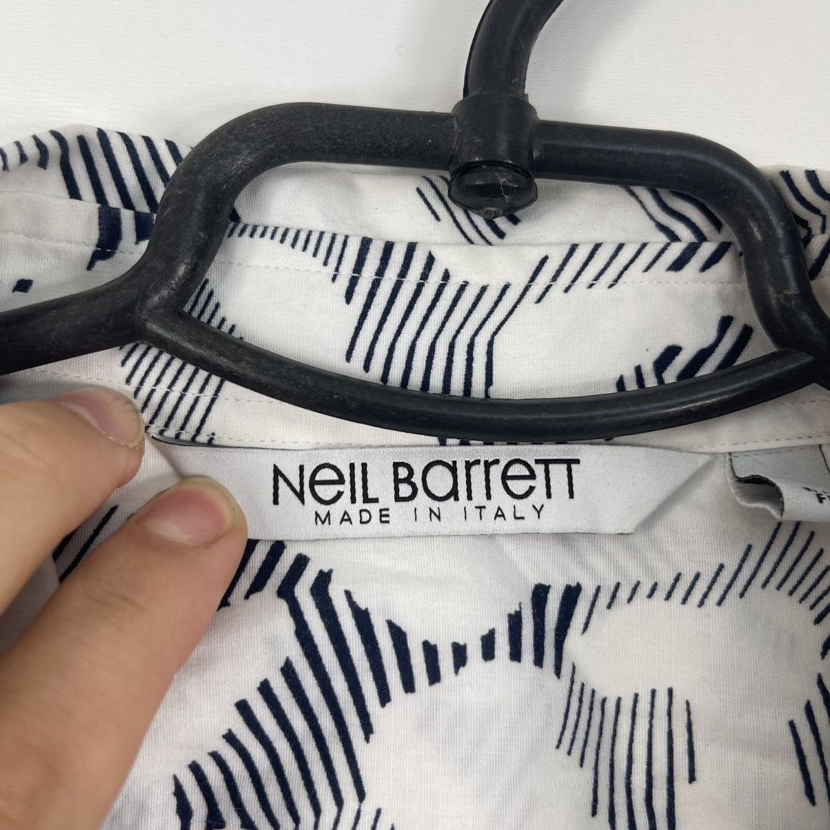 Neil Barrett NEIL BARRETT Shirt Long Sleeve Italy Shirt Size M Size US M / EU 48-50 / 2 - 3 Thumbnail