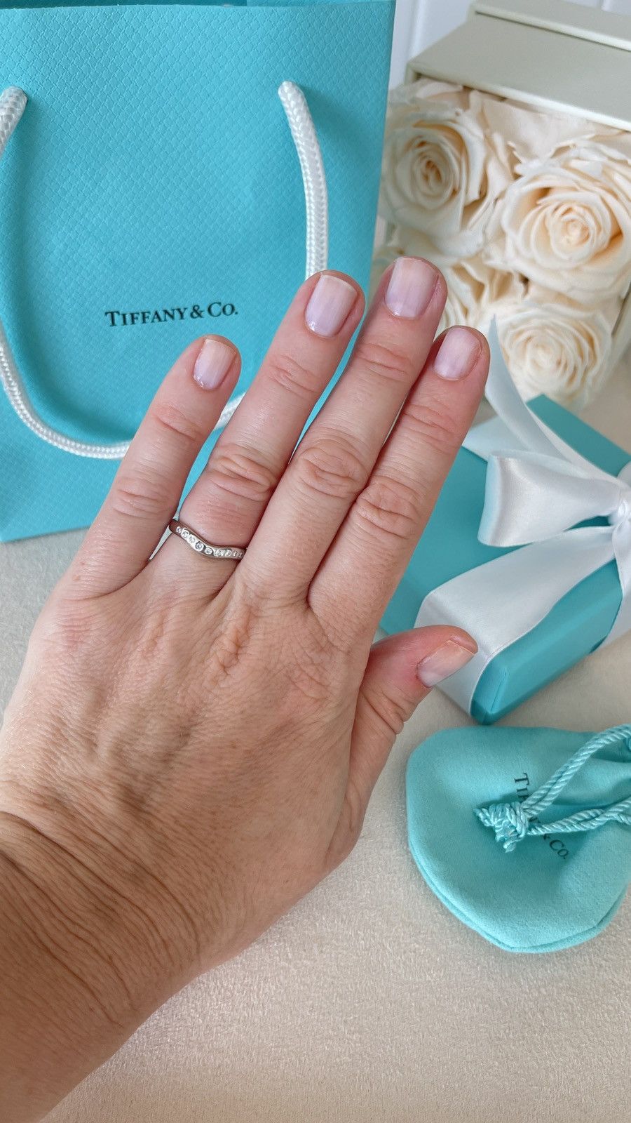 Tiffany & Co. Tiffany & Co. Elsa Peretti Ring in Platinum size 4 $2,800 Size ONE SIZE - 1 Thumbnail