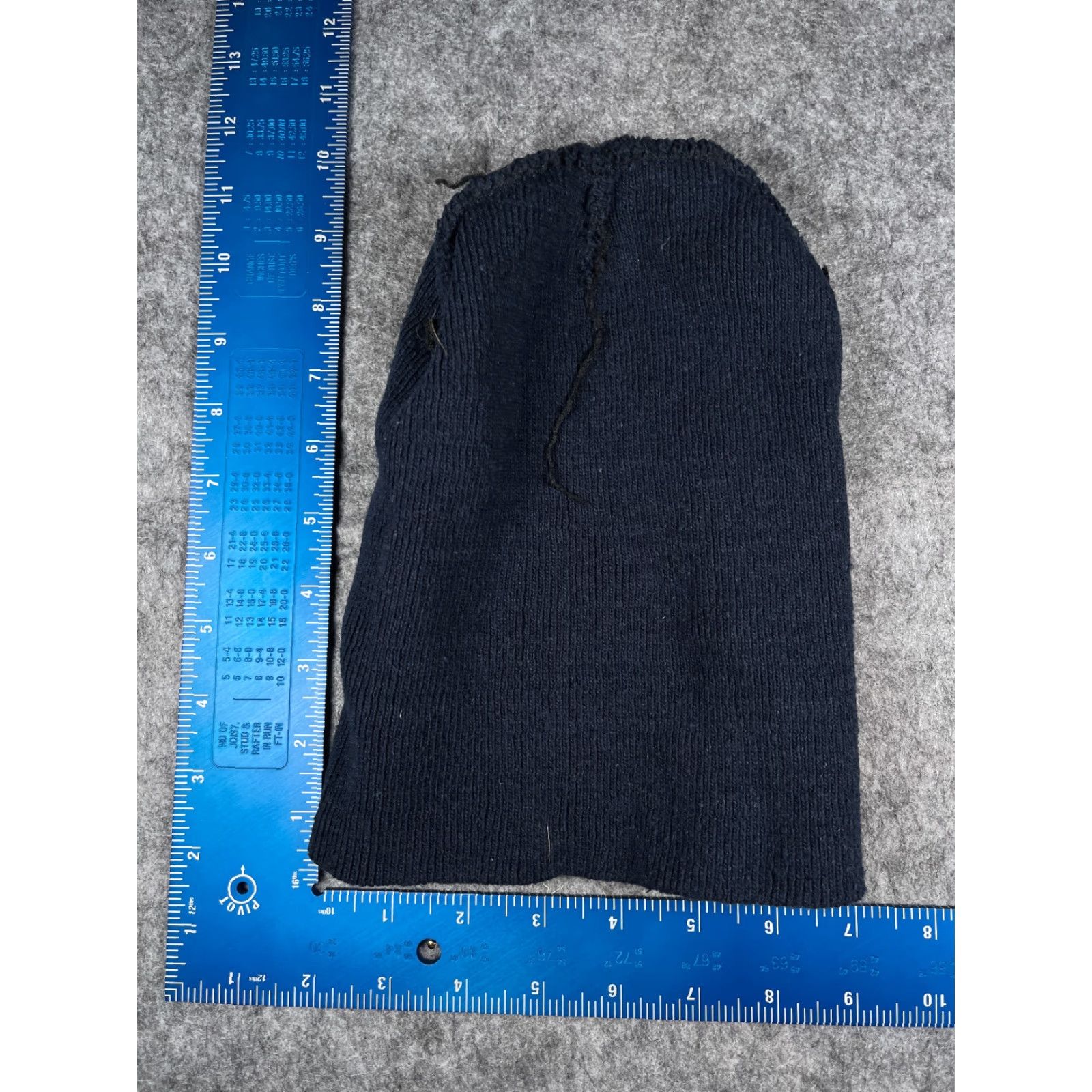 Vintage Beanie Toque Adult One Size Dark Navy Blue Knit 100% Acrylic Ski Snow Outdoors Size ONE SIZE - 5 Thumbnail